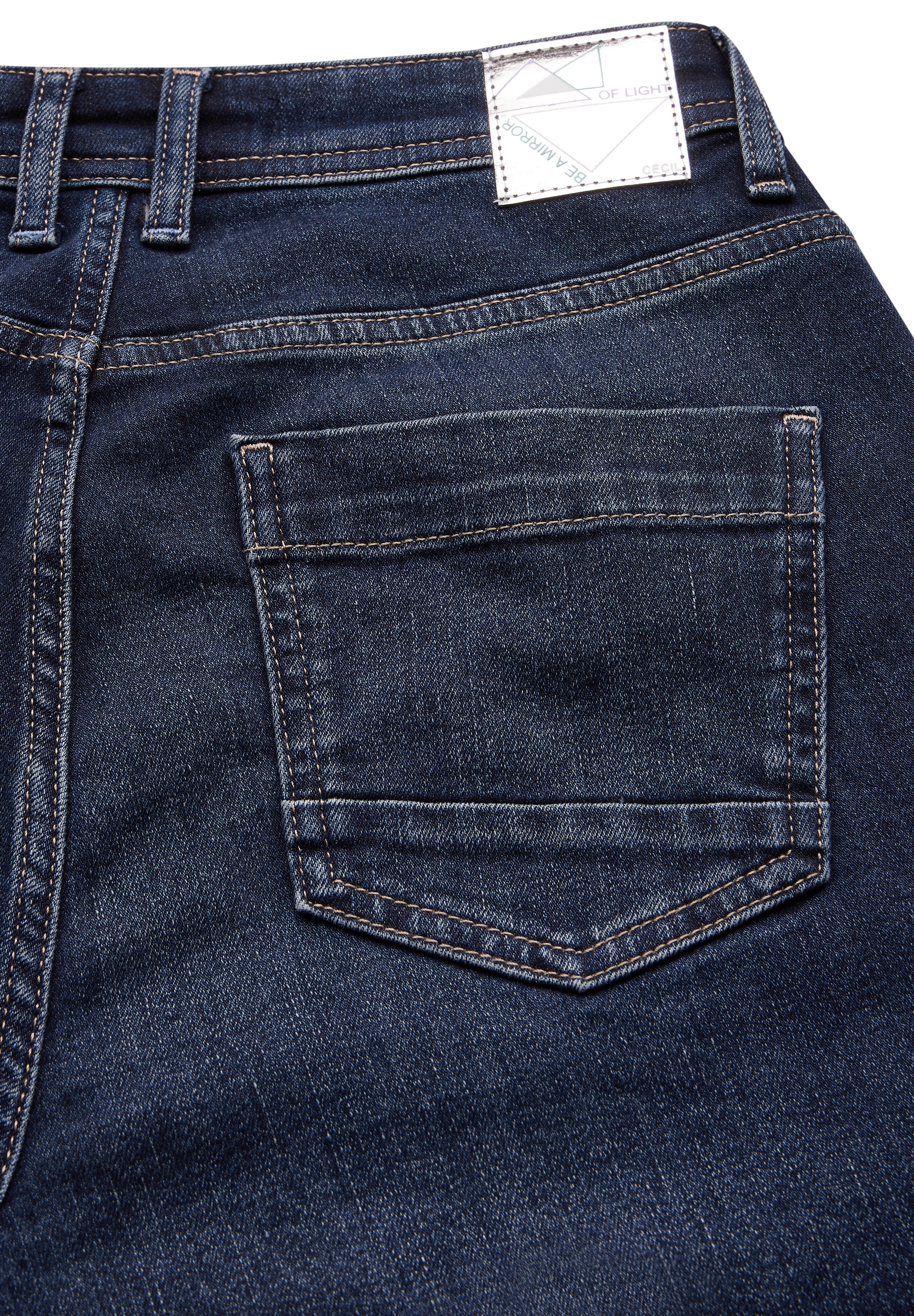Cecil Weite Jeans, High Waist