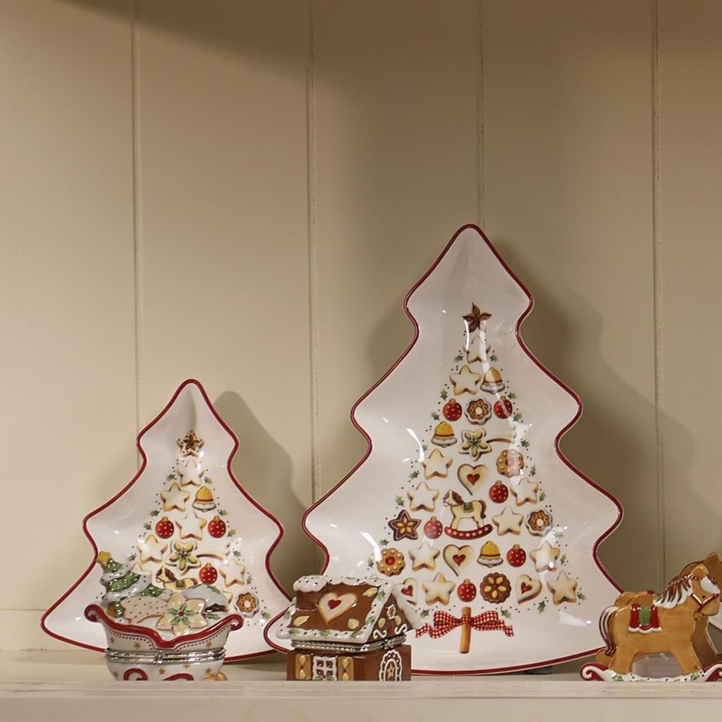 Villeroy & Boch Schale »Baumschalen-Set Winter Bakery Delight 2er Set bunt« 2 Mikrowellengeeignet