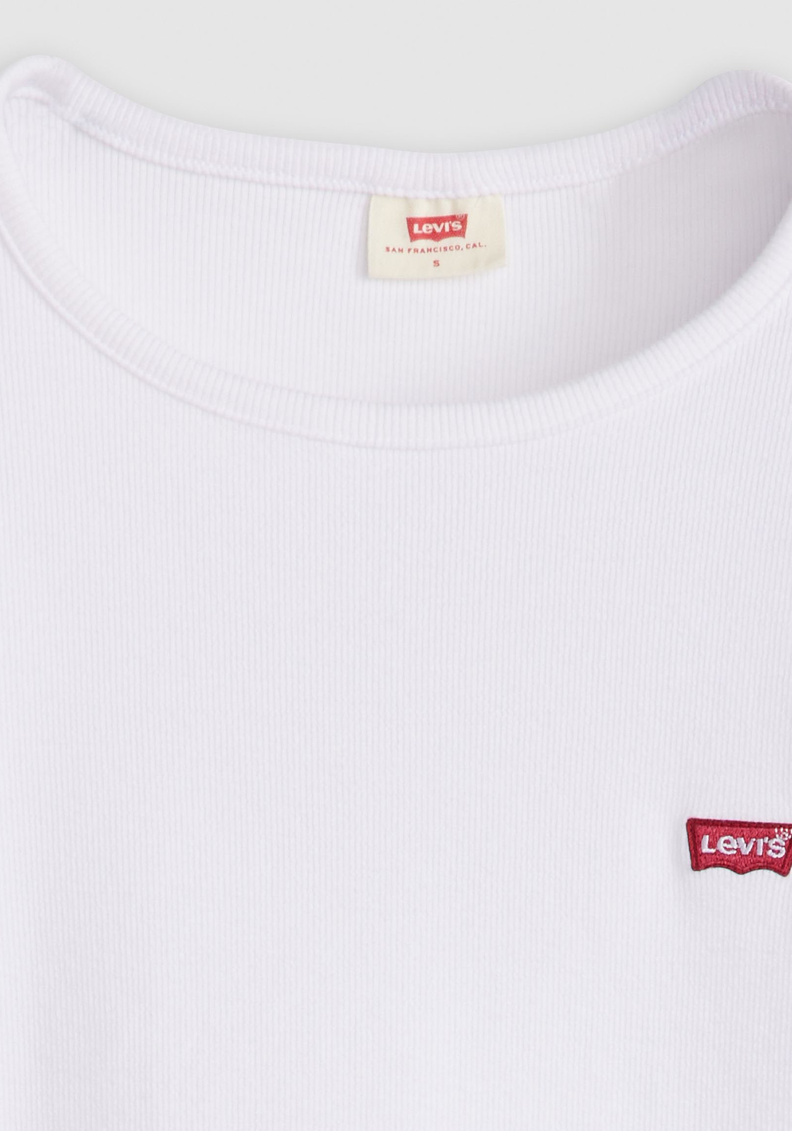 Levi's® Langarmshirt »HAYES LS TEE« in Ripp-Optik
