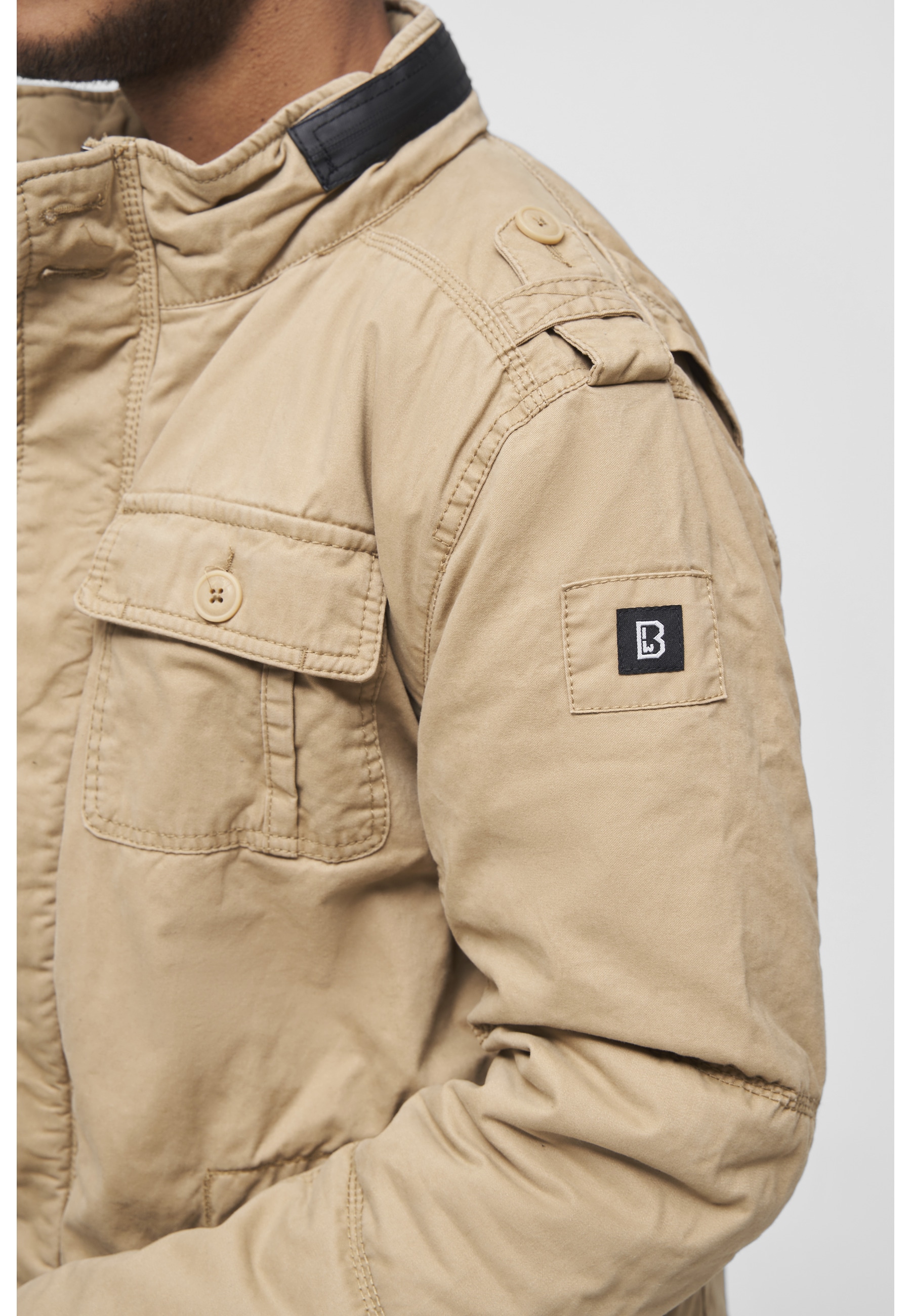 Brandit Allwetterjacke »Brandit Herren Britannia Winter Jacket« 1 Stk. tlg. ohne Kapuze
