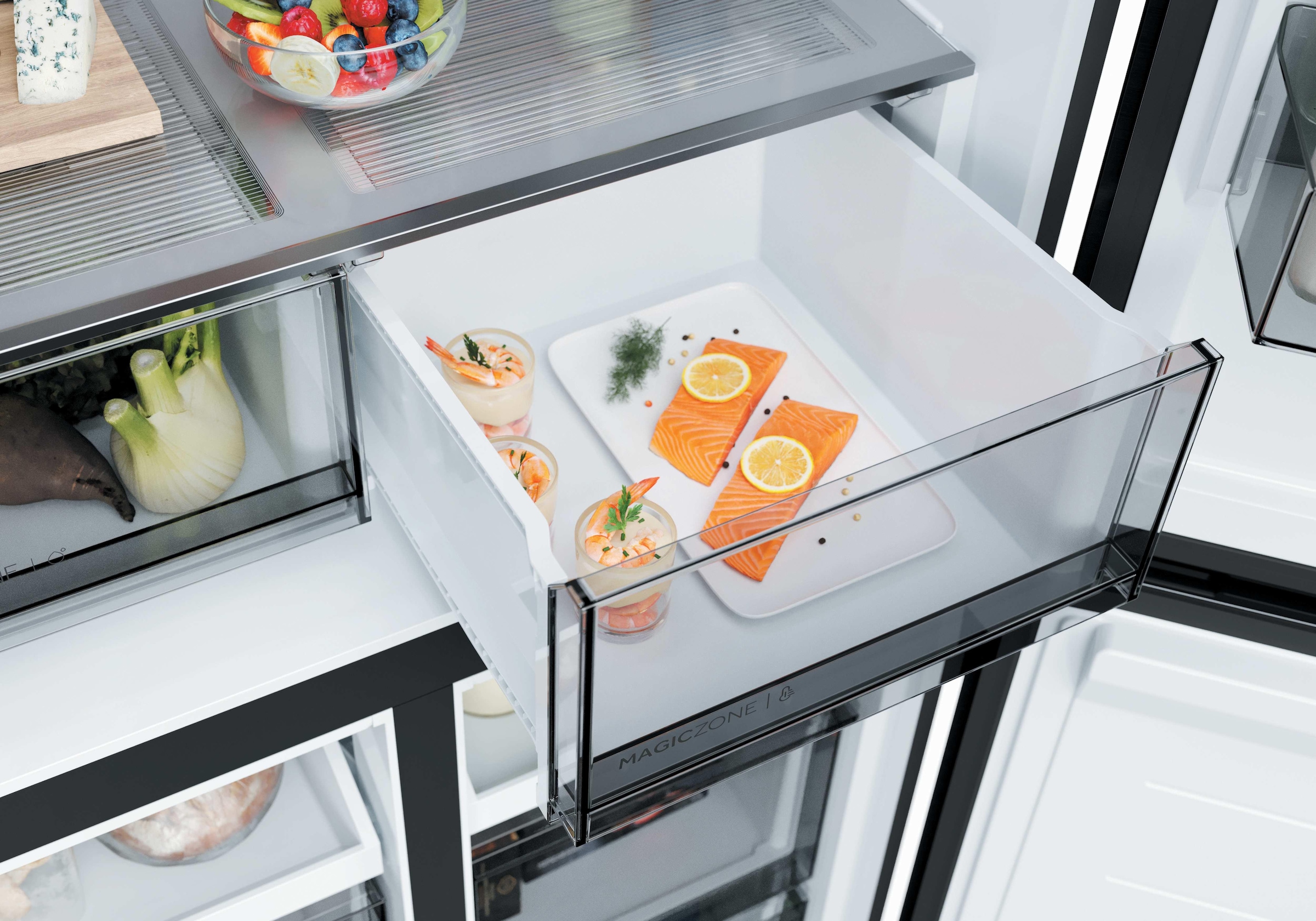 Haier Multi Door Cube 83 »HCR58S18CWMB« 185 cm hoch 83 cm breit Wasserdispenser mit Tank