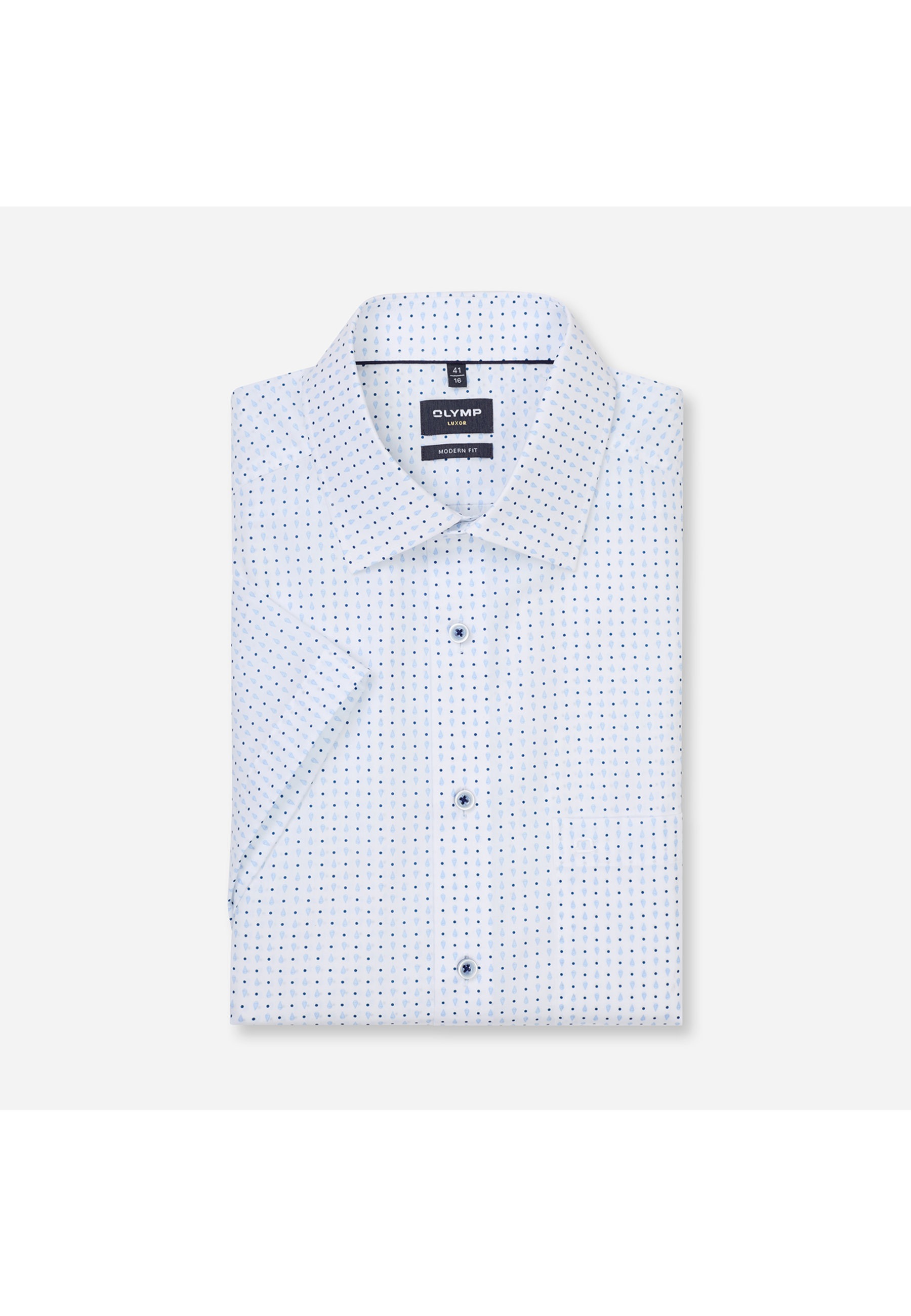 OLYMP Luxor Men's Shirt White 46 6