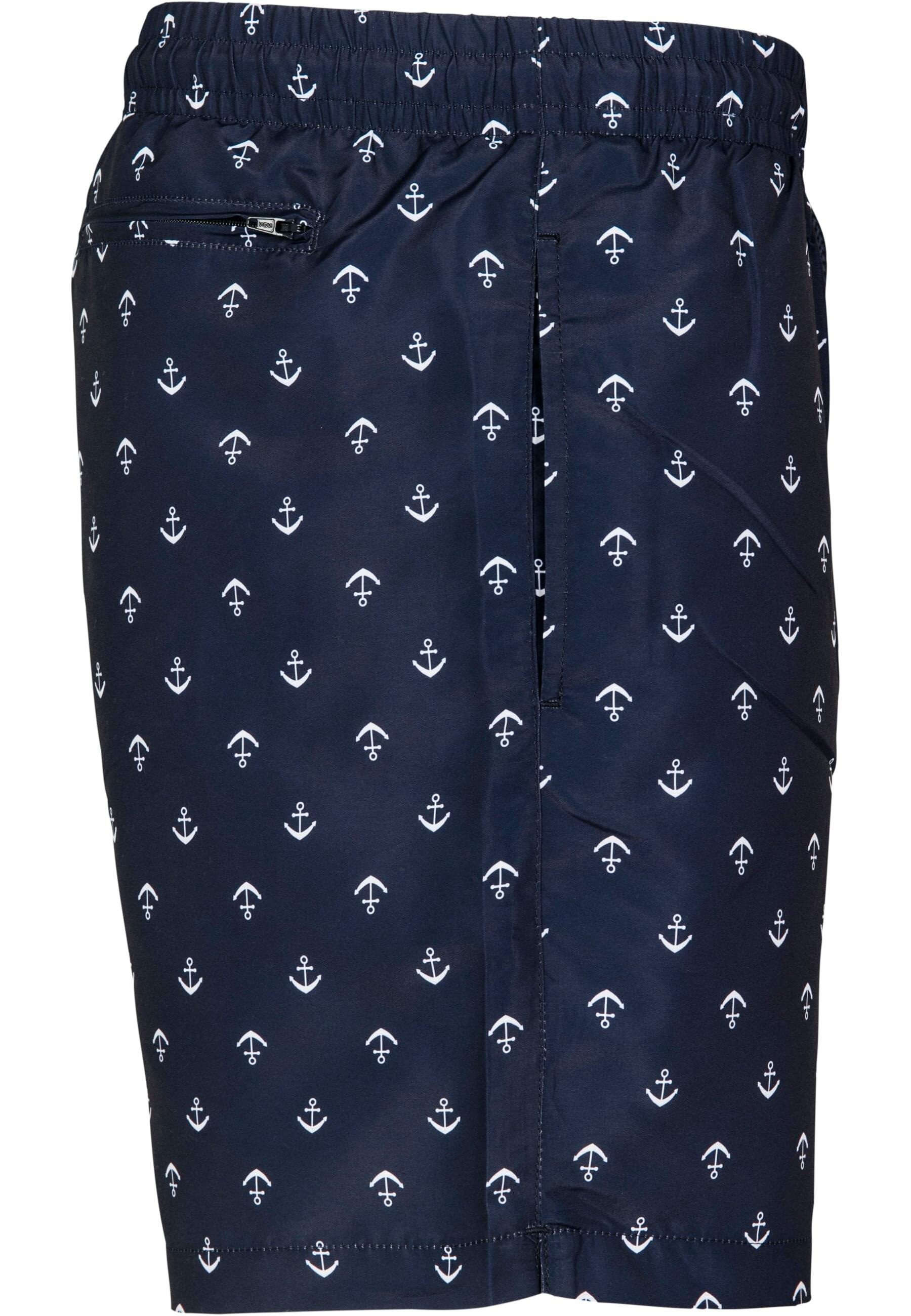 URBAN CLASSICS Badeshorts »Urban Classics Herren Pattern Swim Shorts«