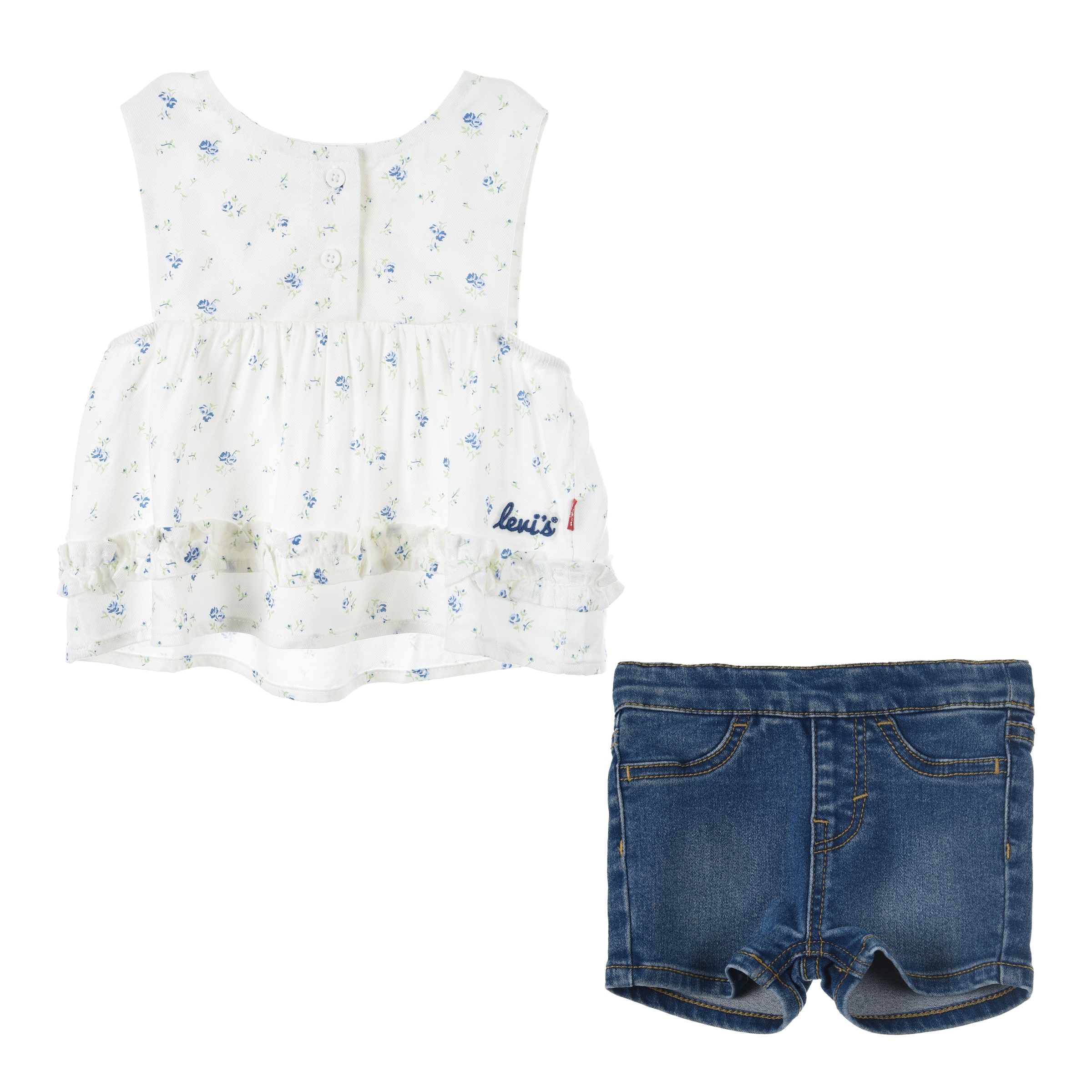 Levi's® Kids Top & Shorts, mit Blümchenprint