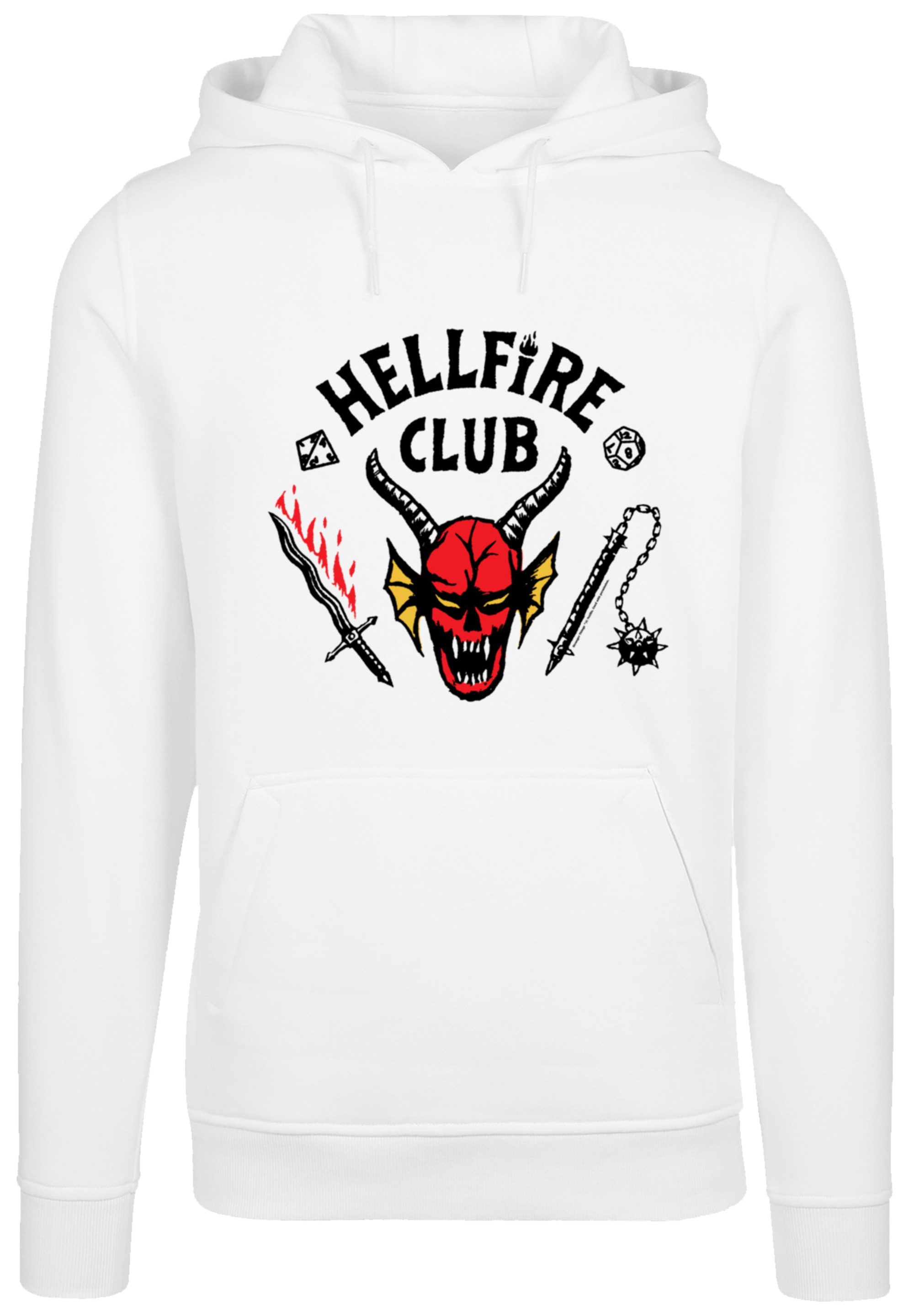 F4NT4STIC Kapuzenpullover »Stranger Things Hellfire Club Netflix TV Series«, Premium Qualität