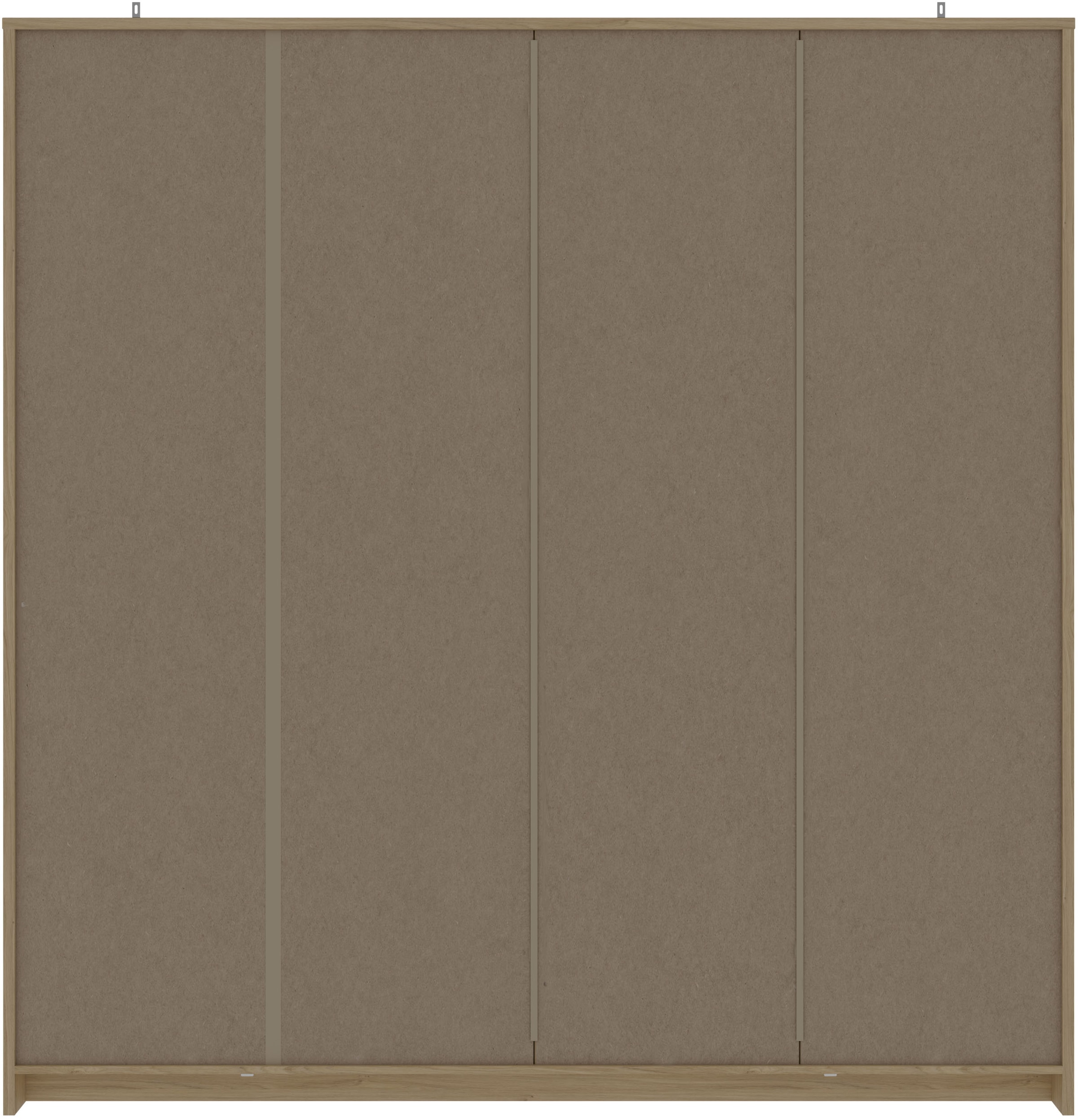FORTE Kleiderschrank »Forte FORTASTA, 4 Schubladen, offene Ablage« B/H/T 207,5/212,7/52,7 cm, Spiegeltüre