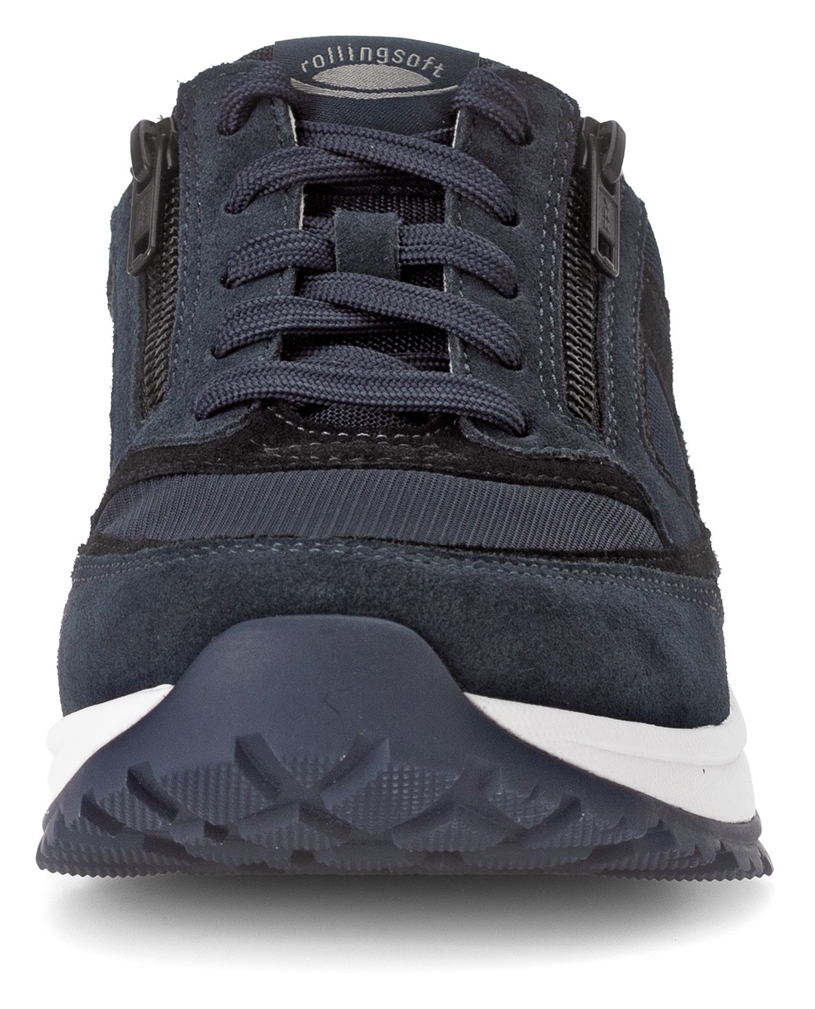Gabor Rollingsoft Keilsneaker, Schnürschuh, Halbschuh, Freizeitschuh, Außenreißverschluss, G-Weite