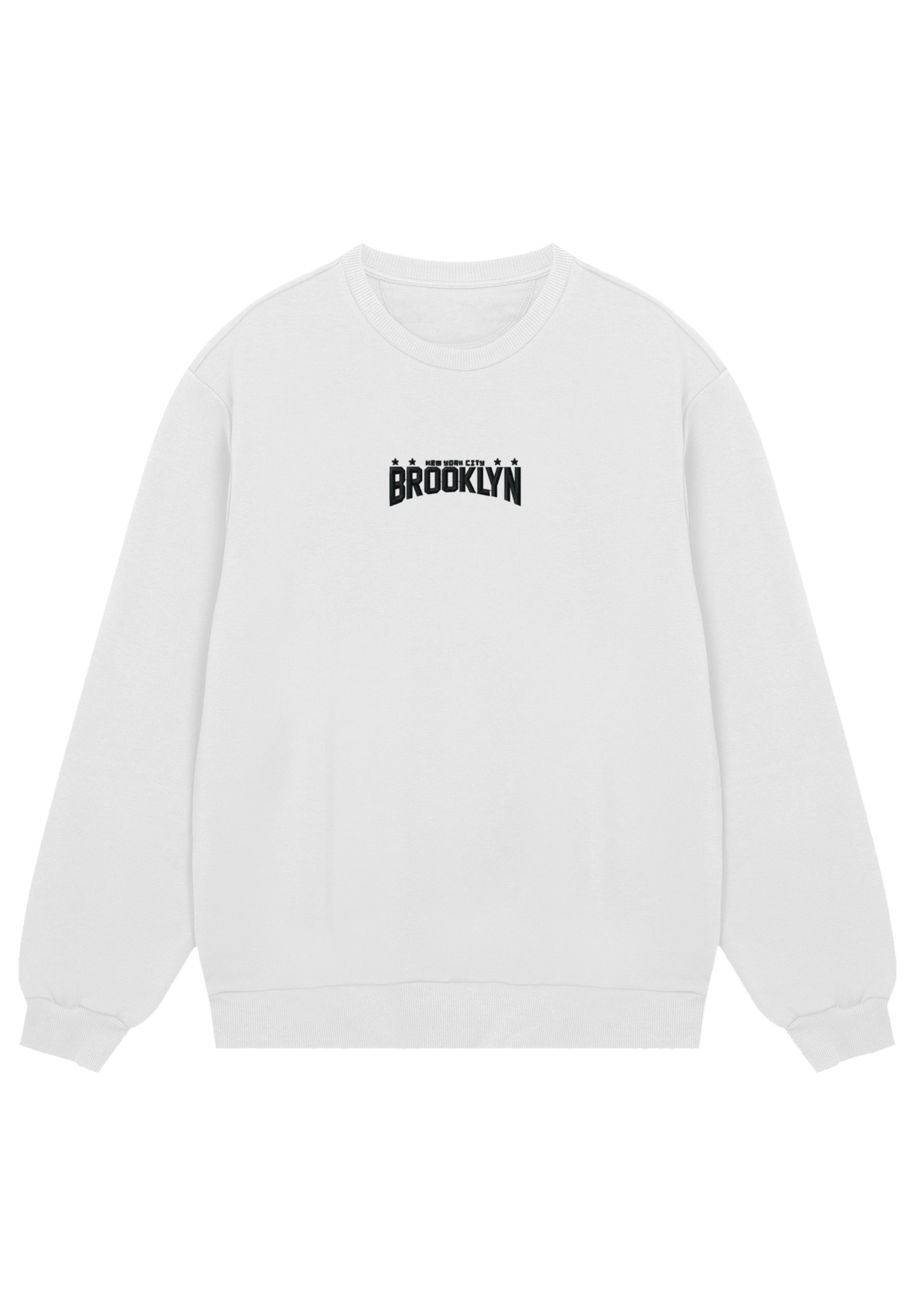 F4NT4STIC Sweatshirt »Brooklyn New York Bestickt«, Premium Qualität