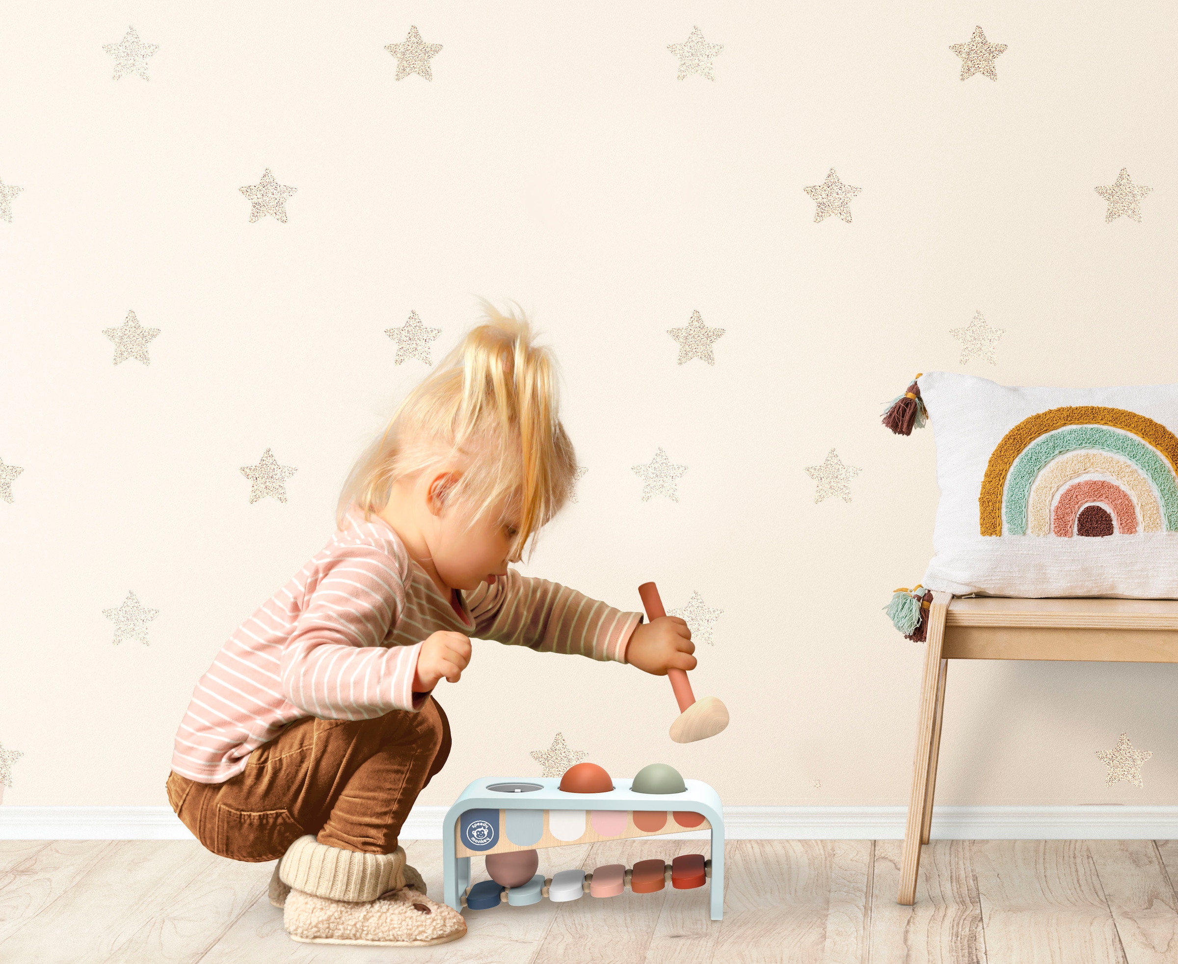 speedy monkey Spielzeug-Musikinstrument »Xylo-Glockenspiel«, aus Holz; FSC®- schützt Wald - weltweit