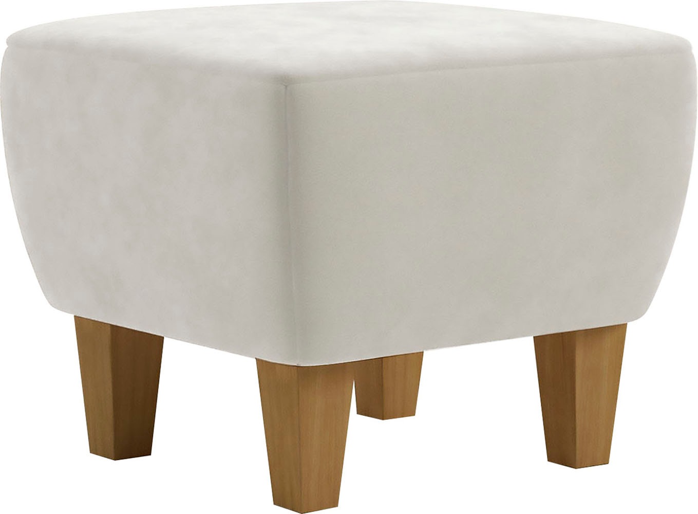 Home affaire Polsterhocker »Viva« mit Eichenfüßen