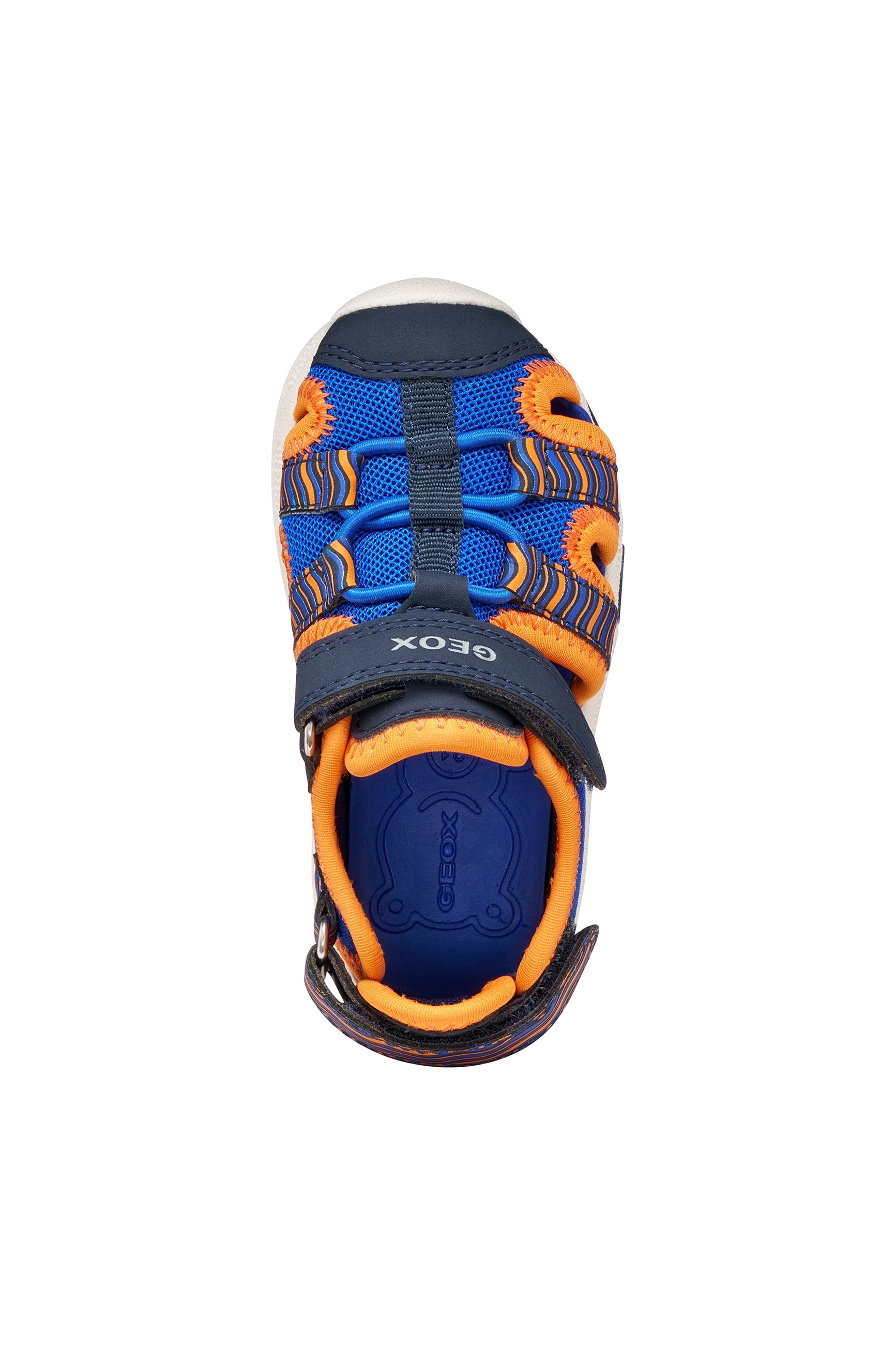 Geox Lauflernschuh »B SANDAL MULTY BOY«  Babyschuh, Klettschuh mit Größenschablone zum Download