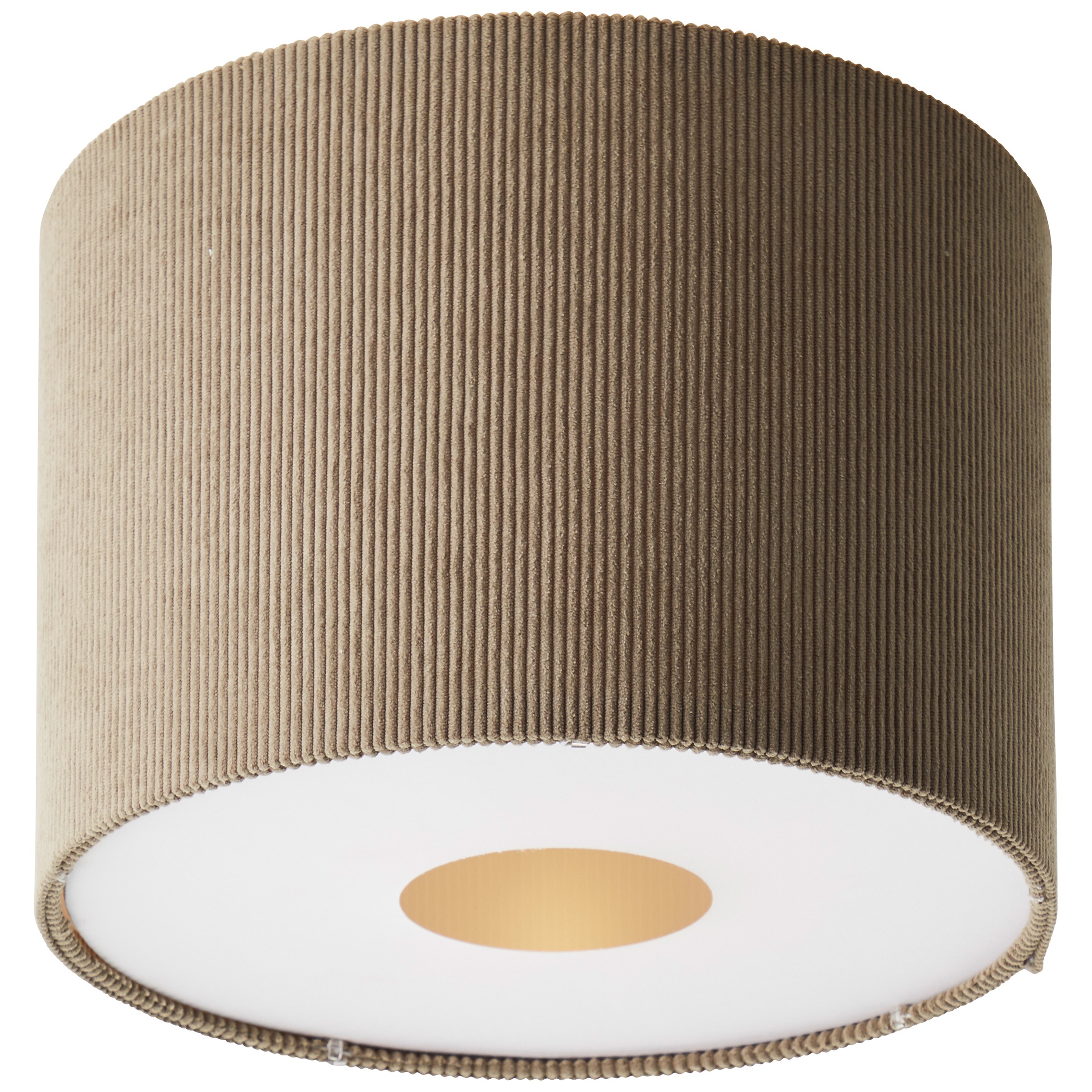 Brilliant Deckenleuchte »Tony«, 1 flammig, Leuchtmittel E27 | ohne Leuchtmittel, mit Cord-Lampenschirm, 24 x 35 cm, E27, Textil, grau