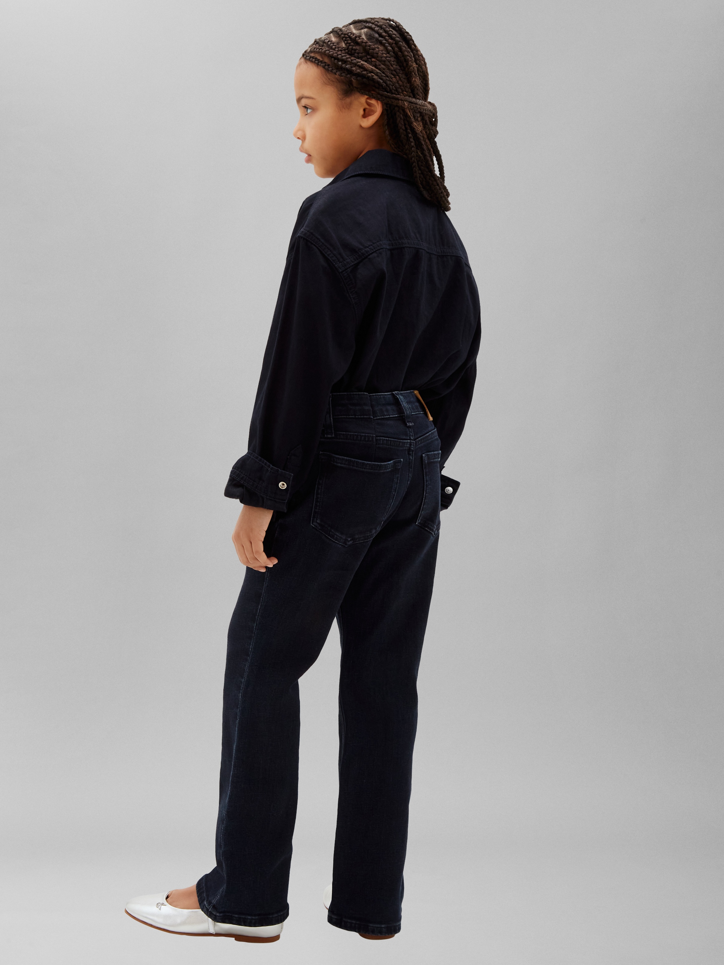 Calvin Klein Jeans Schlagjeans »FLARE ANDREW BLUE WASH« Regular fit für Kinder mit praktischen Taschen