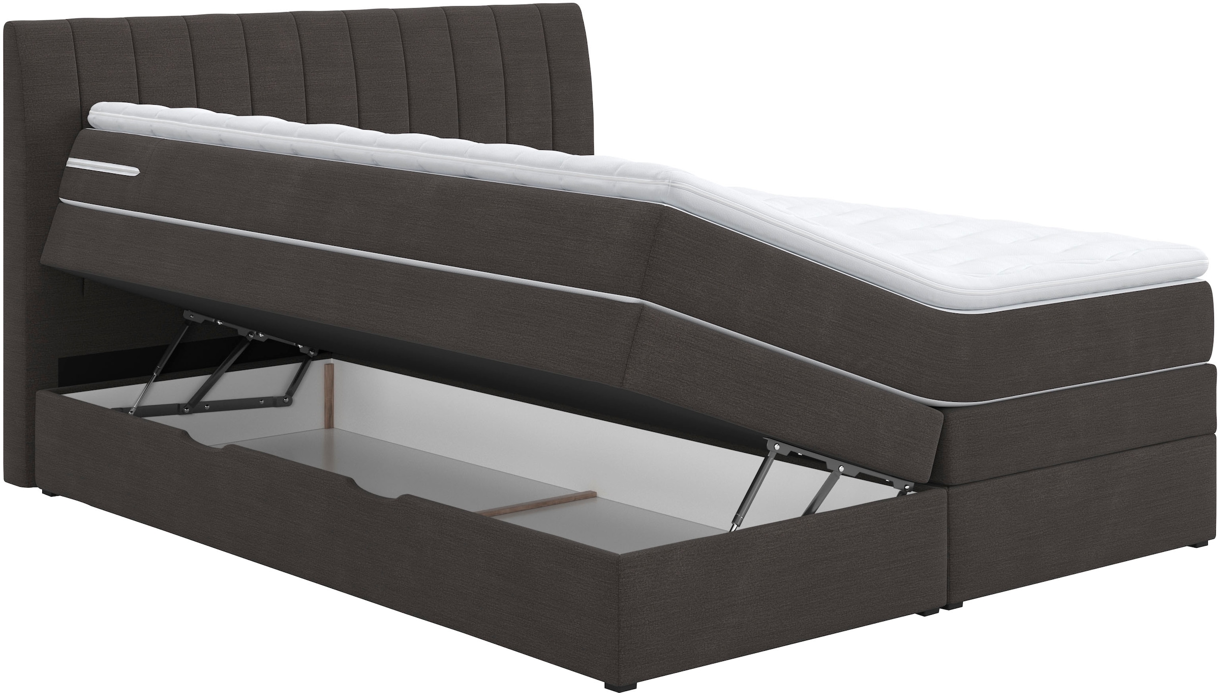 COTTA Boxspringbett »Shark inkl. Bettkasten und Topper«, erhältlich in den Breiten 140x200cm, 160x200cm und 180x200cm