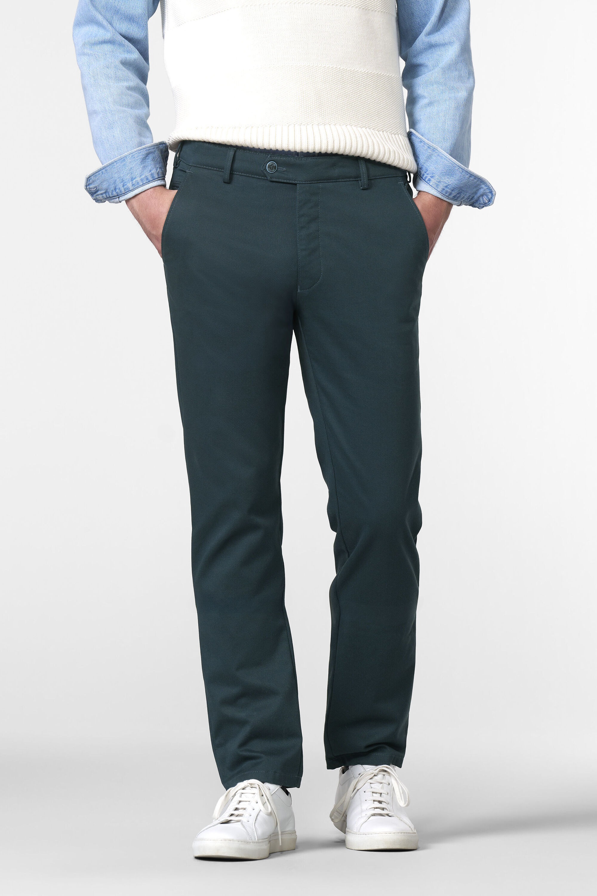 MEYER Chinos "BONN", mit Micro Print günstig online kaufen