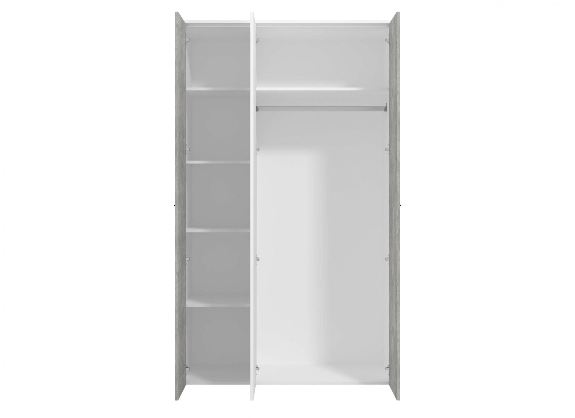 INOSIGN Kleiderschrank »Varadero, 2 moderne Farbkombinationen mit schwarzen Griffen«, mit 1 Spiegeltür, in den Breiten 119 und 157cm, FSC-zertifiziert