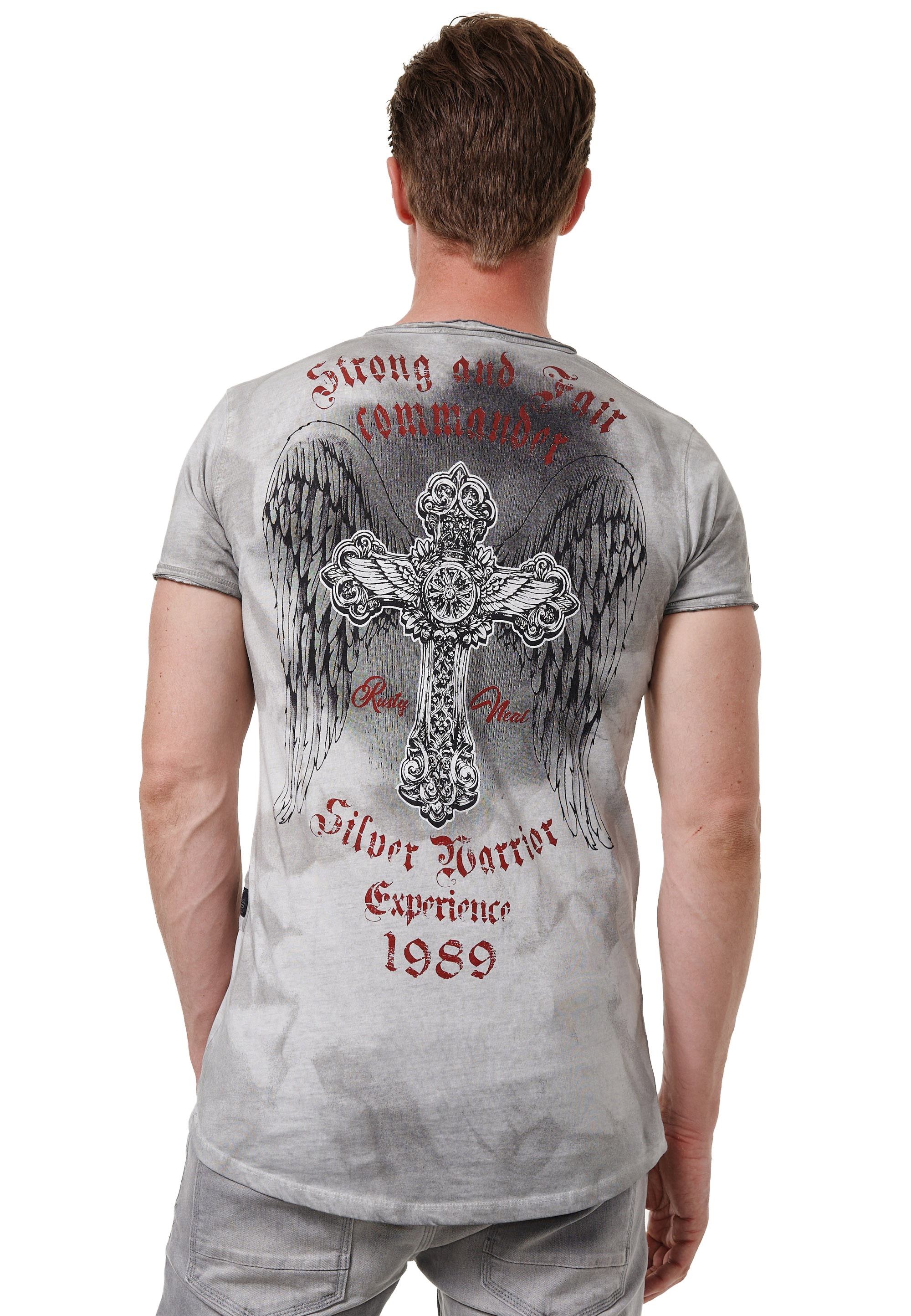 Rusty Neal T-Shirt, mit großem Print auf der Rückseite