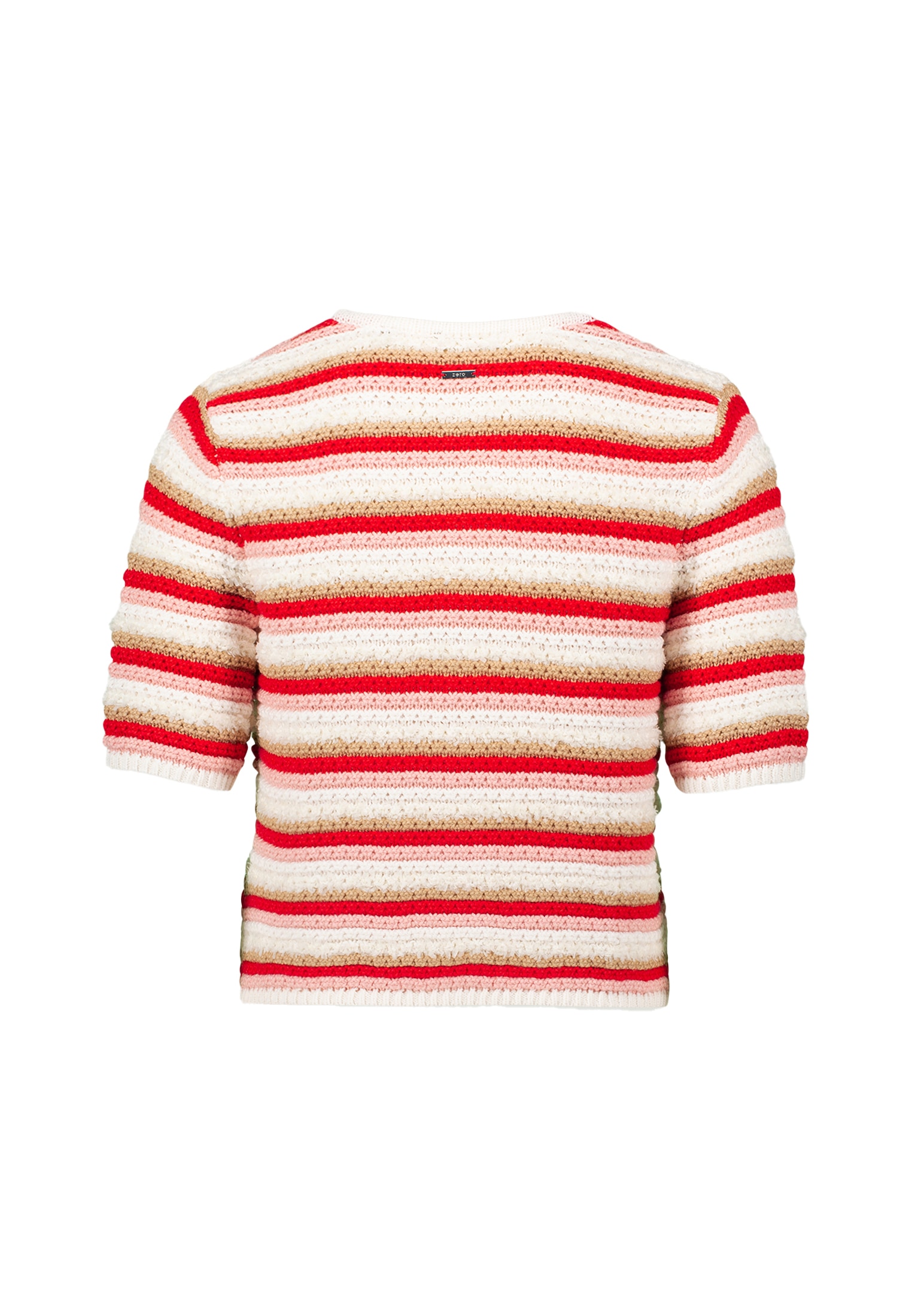 Zero Strickjacke »zero Strickjacke mit Knopfleiste gestreift«, Knopfleiste