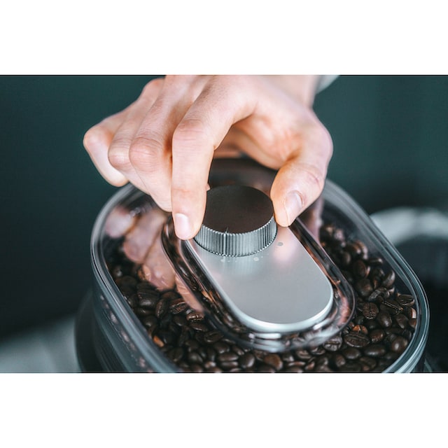 Melitta Kaffeemaschine mit Mahlwerk »AromaFresh X 1030-06«, 1,25 l  Kaffeekanne, Papierfilter, 1x4, 11  Mahlgradeinstellungen,Kaffeebohnen/-pulver, Timer,Warmhalteplatte | BAUR