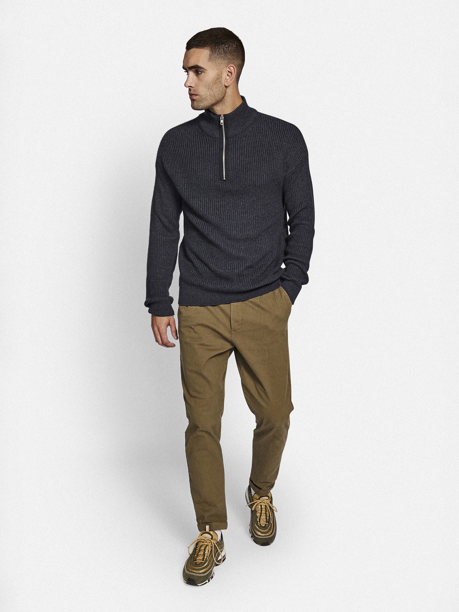 REDEFINED REBEL Rundhalspullover »Redefined Rebel Knit RRAxton Knit REGULAR FIT«