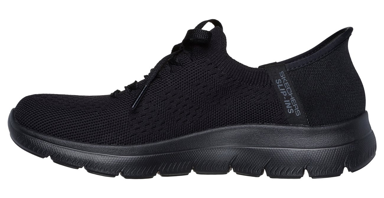 Skechers Slip-On Sneaker »SUMMITS-NEW DAILY«, Slipper, Freizeitschuh in veganer Verarbeitung