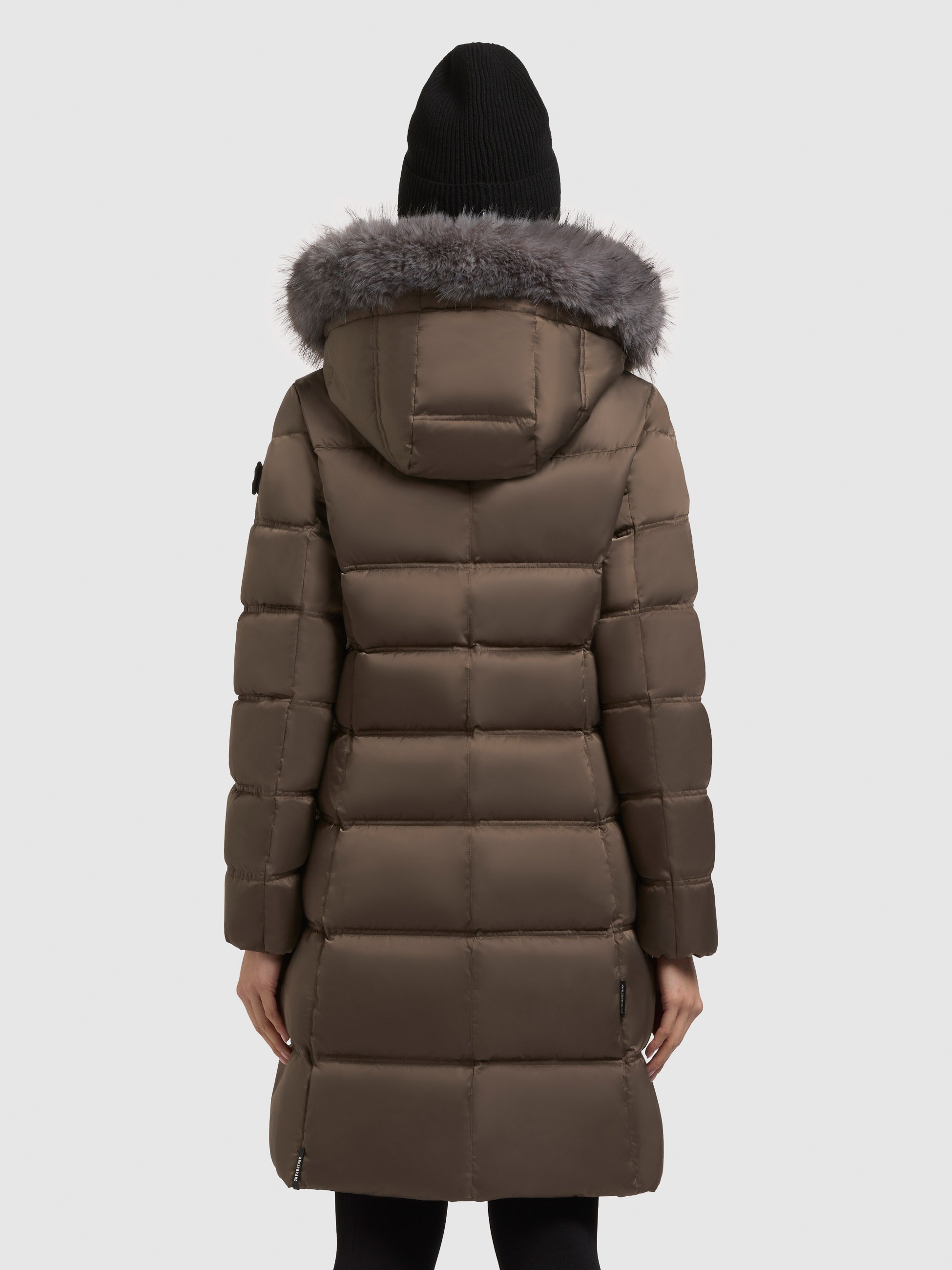 KHUJO AKKIE Quilted Coat Brown XXL 3