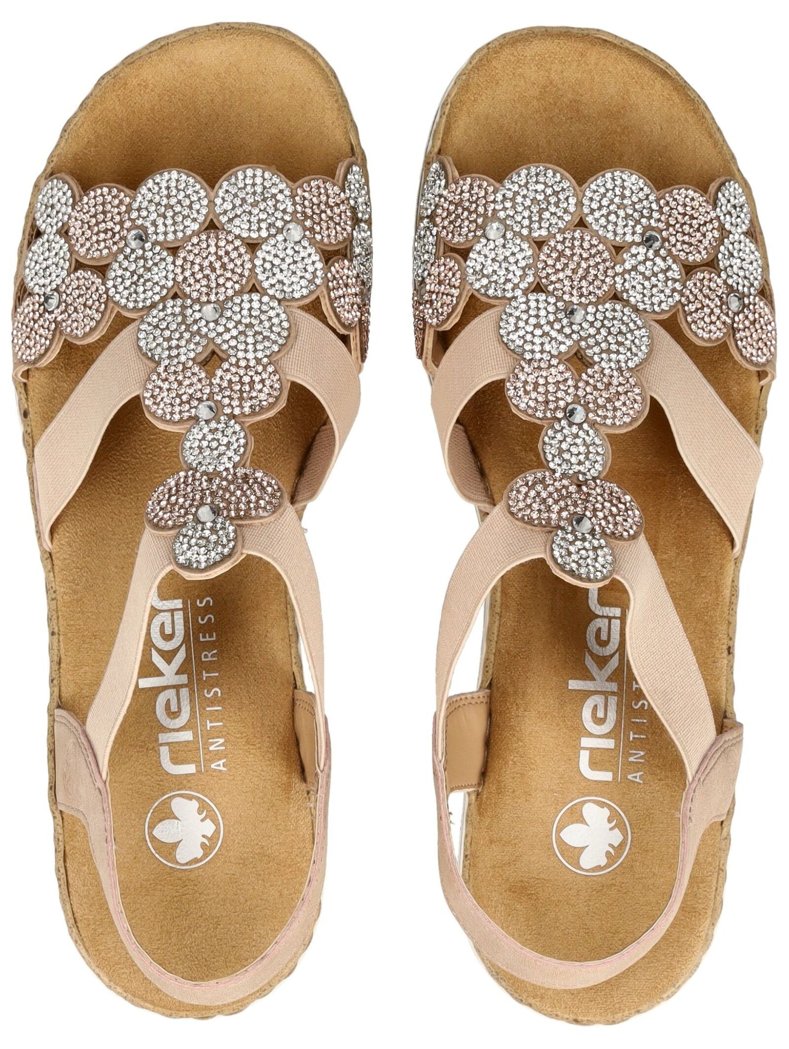 Rieker Keilsandalette »Rieker Sandalen Lederimitat«