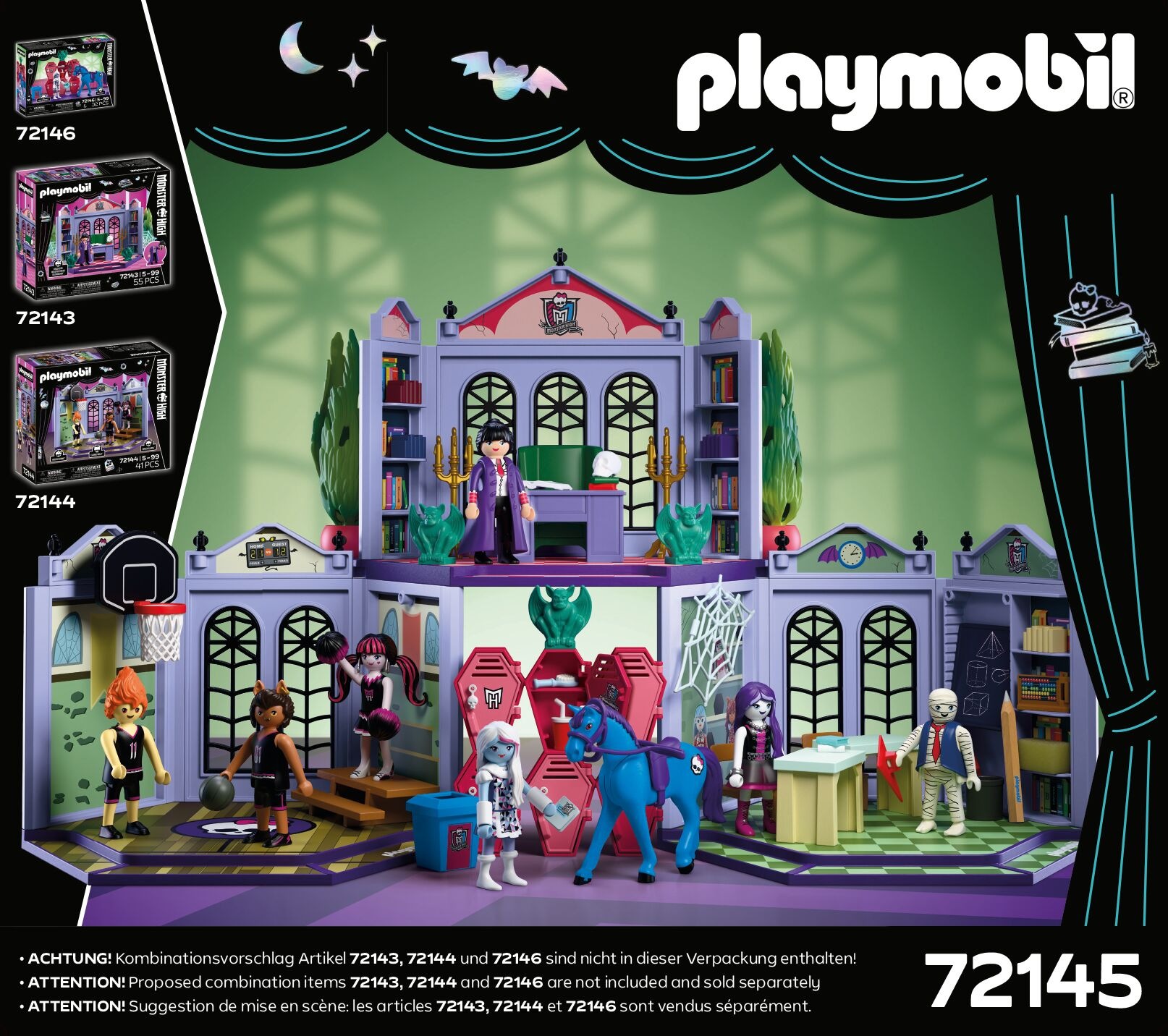 Playmobil® Konstruktions-Spielset »KlassenzimmerTM (72145), Monster High™« Made in Europe