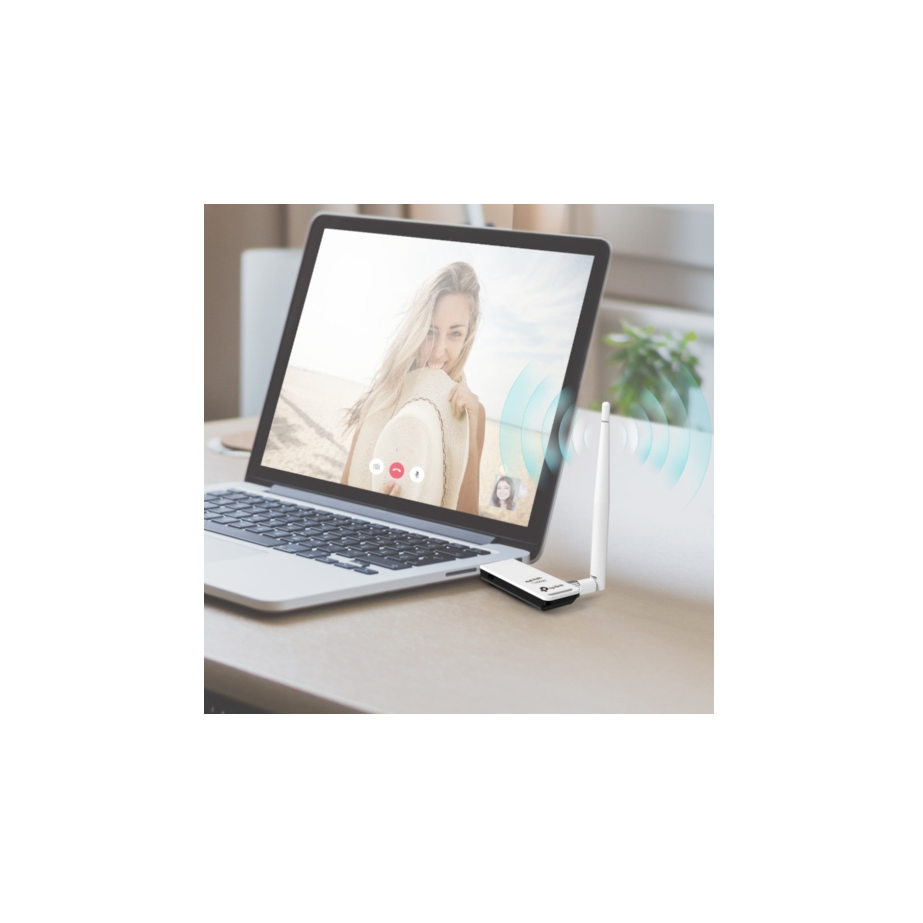 TP-Link Reichweitenverstärker »150Mbit/s-High-Gain-WLAN-USB-Adapter«