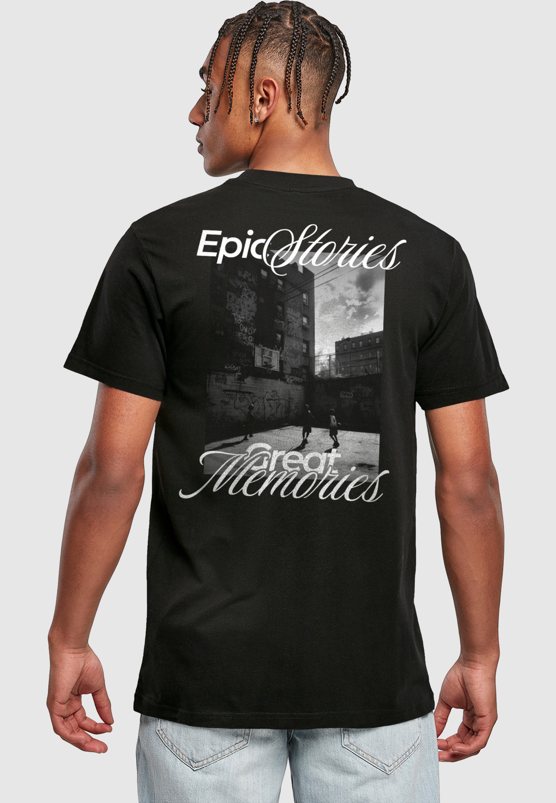 MisterTee T-Shirt »MisterTee Epic Stories Great Memories Tee« 1 Stk.
