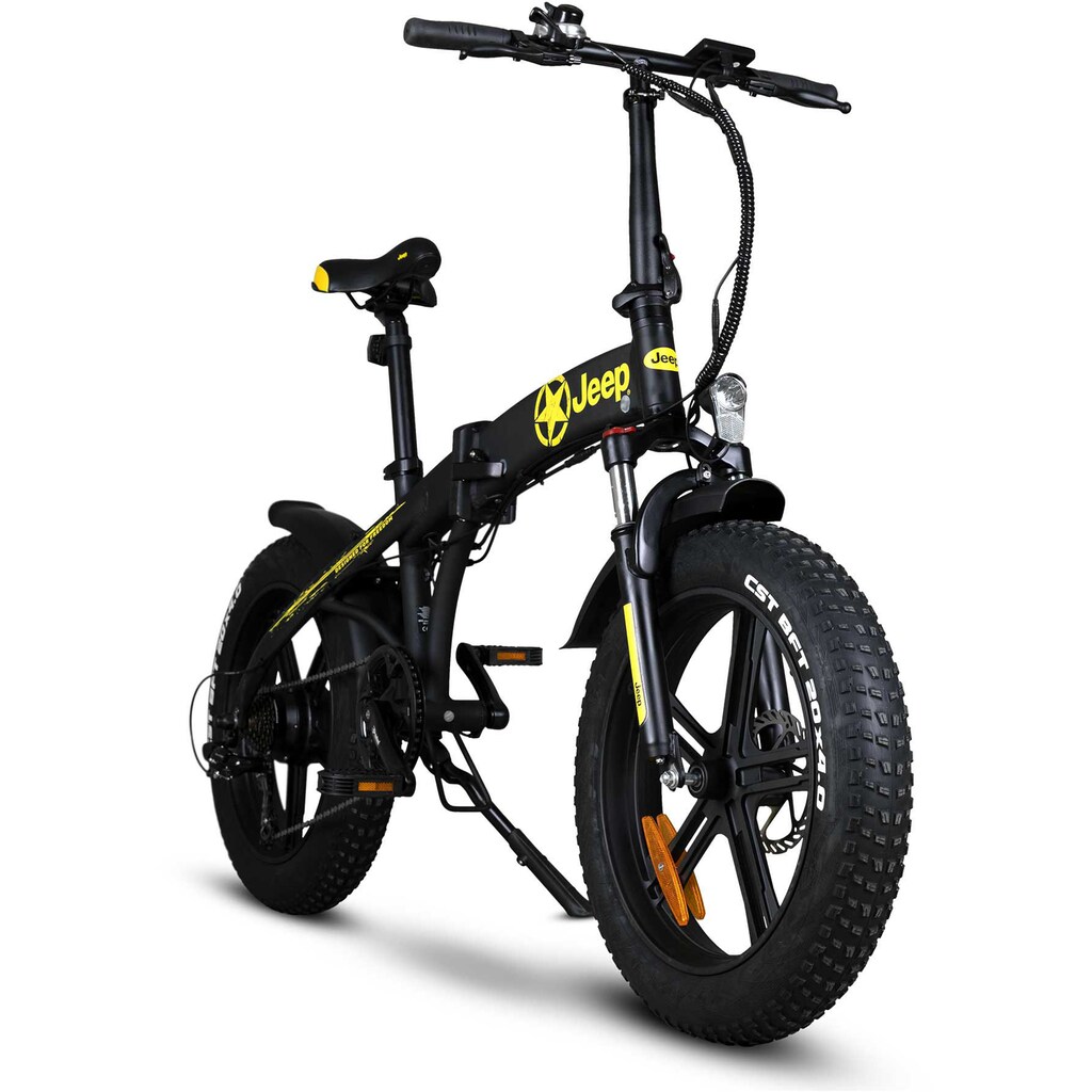 Jeep E-Bikes E-Bike »FR 7020«, 7 Gang, Heckmotor 250 W, (mit Akku-Ladegerät)