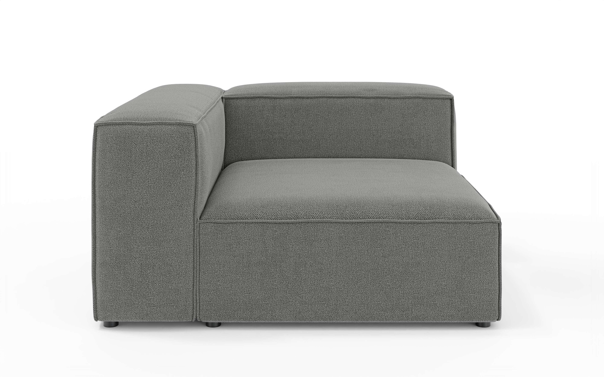 INOSIGN Ottomane »HAILY links/rechts bestellbar, Loungemöbel, Maße B/T/H: 130/130/72 cm«, als Modul oder separat verwendbar, für individuelle Zusammenstellung