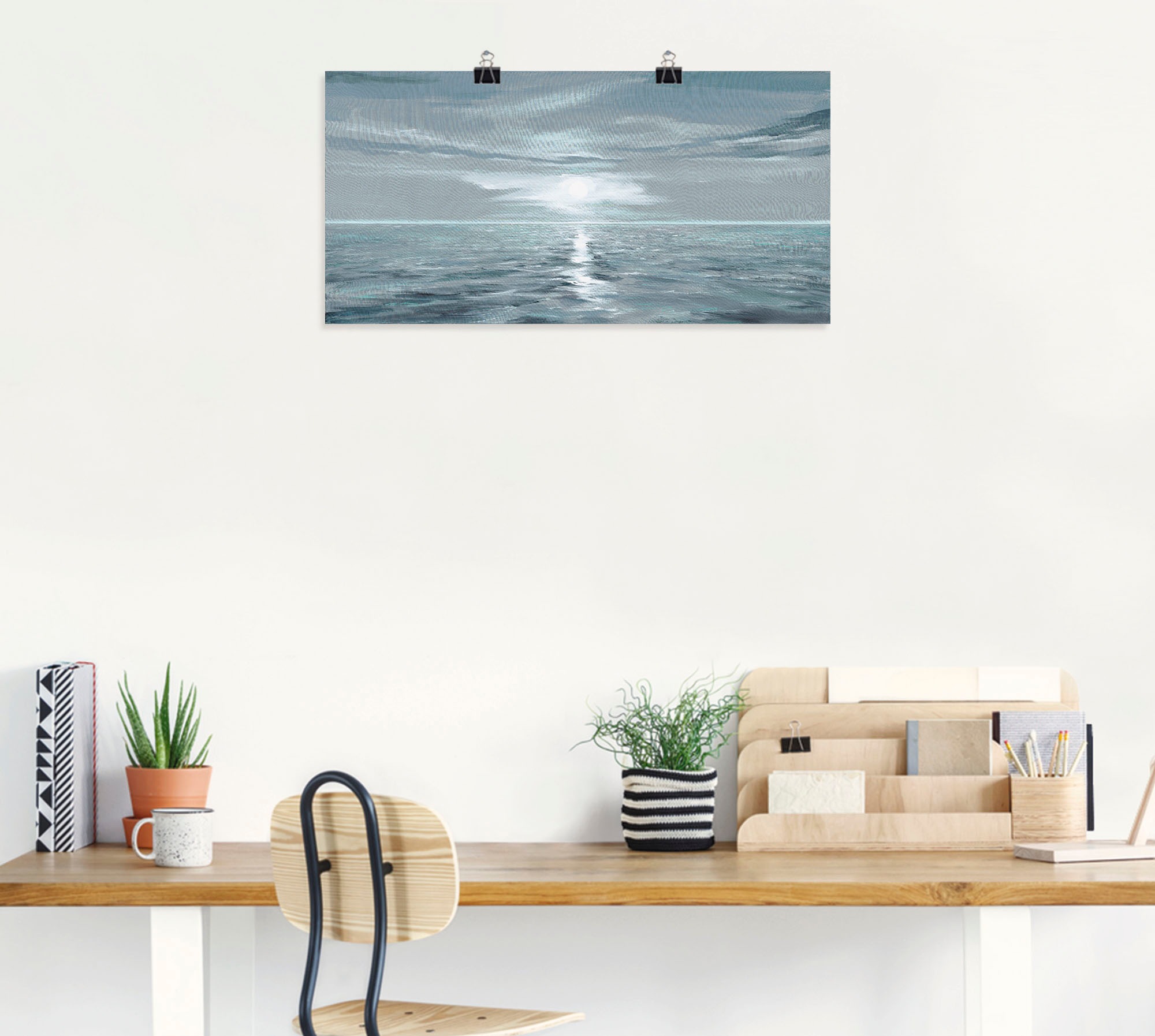 Artland Wandbild "Eisblaues Meer", Gewässer, (1 St.), als Alubild, Outdoorb günstig online kaufen