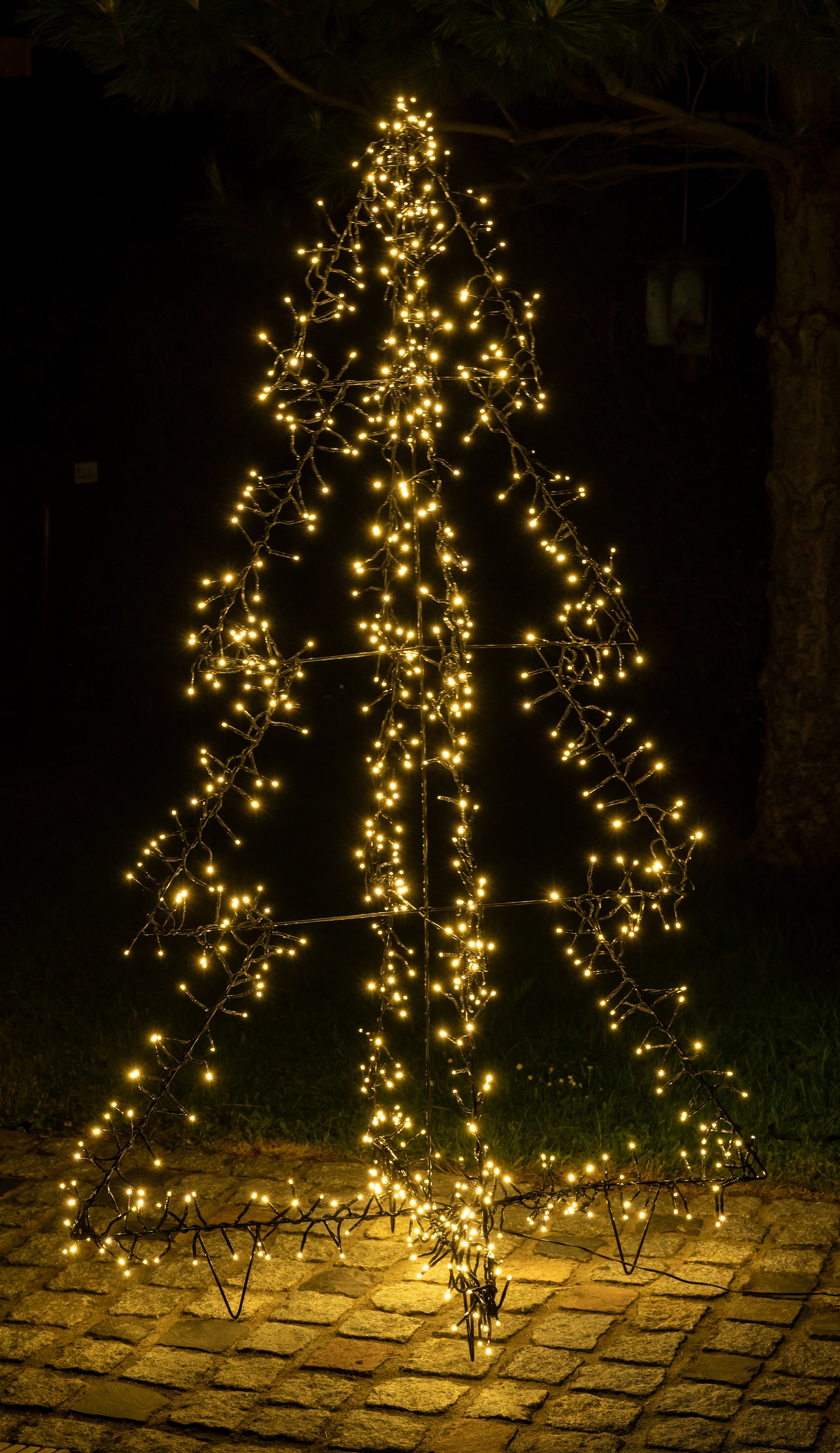 Star-Max LED Dekolicht »Weihnachtsdeko aussen«, 500 Optik in | flammig-flammig, 3D- BAUR