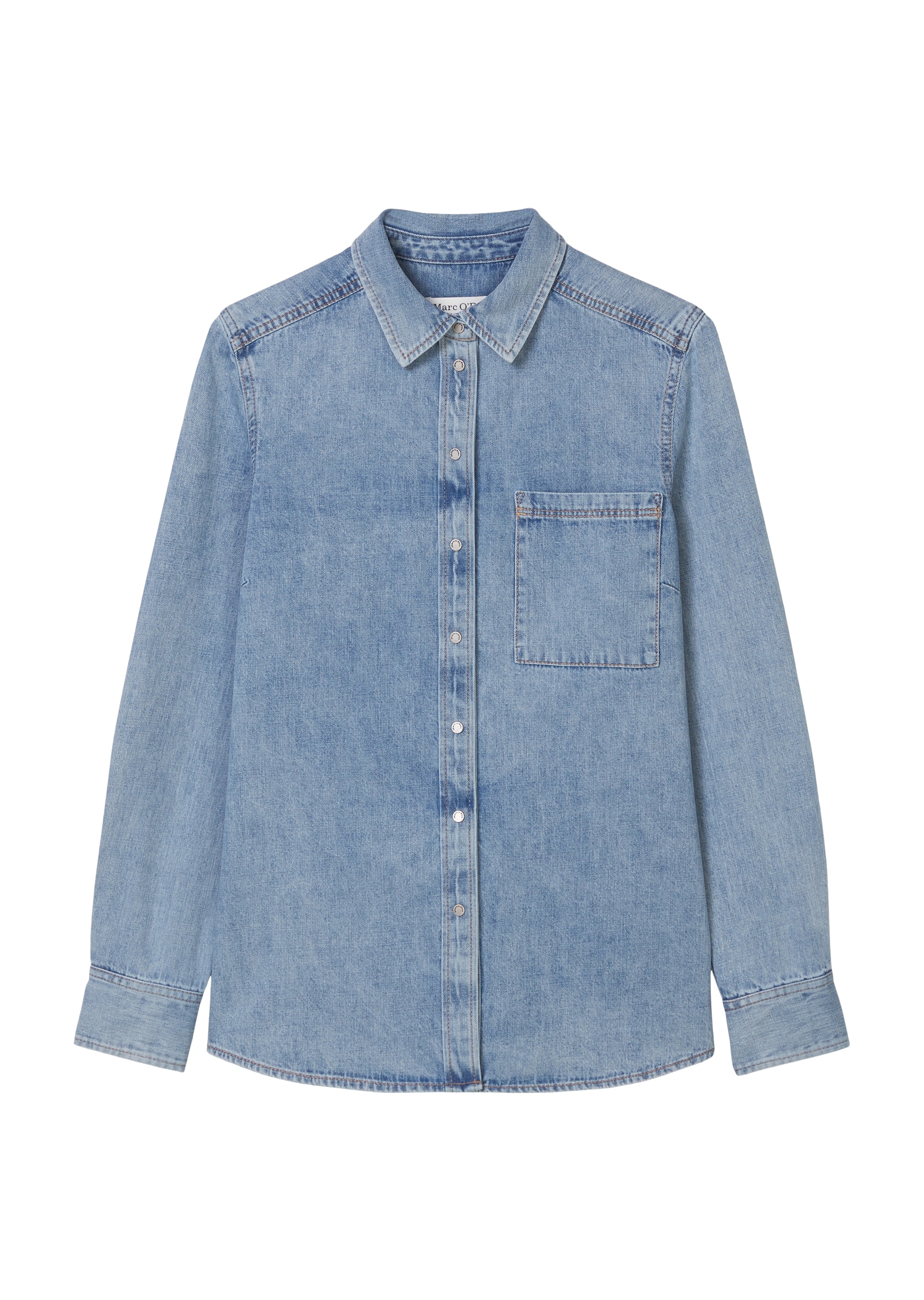 Marc O'Polo Jeansbluse »aus reiner Baumwolle«
