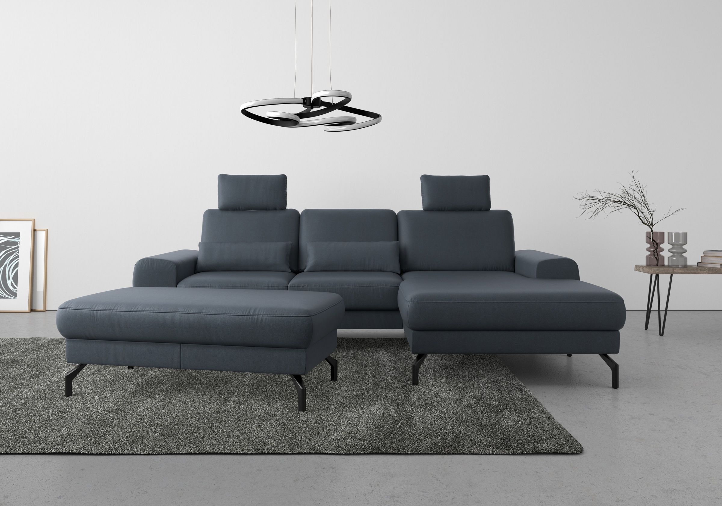 sit&more Ecksofa "Cinturo L-Form" inklusive Sitztiefenverstellung und Feder günstig online kaufen