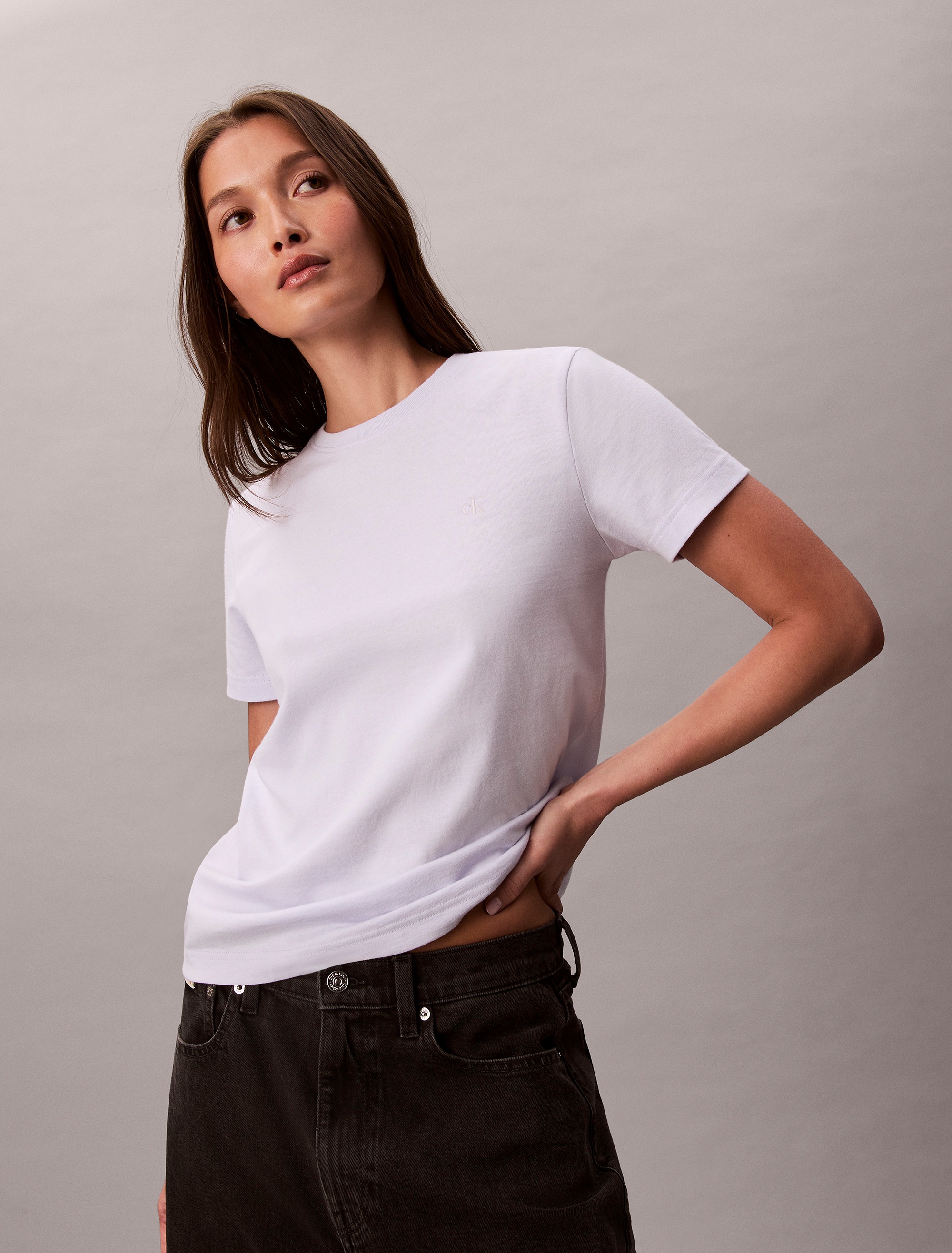 Calvin Klein Jeans T-Shirt "SS MONOGRAM CREW TEE" Mit Rundhalsausschnitt günstig online kaufen