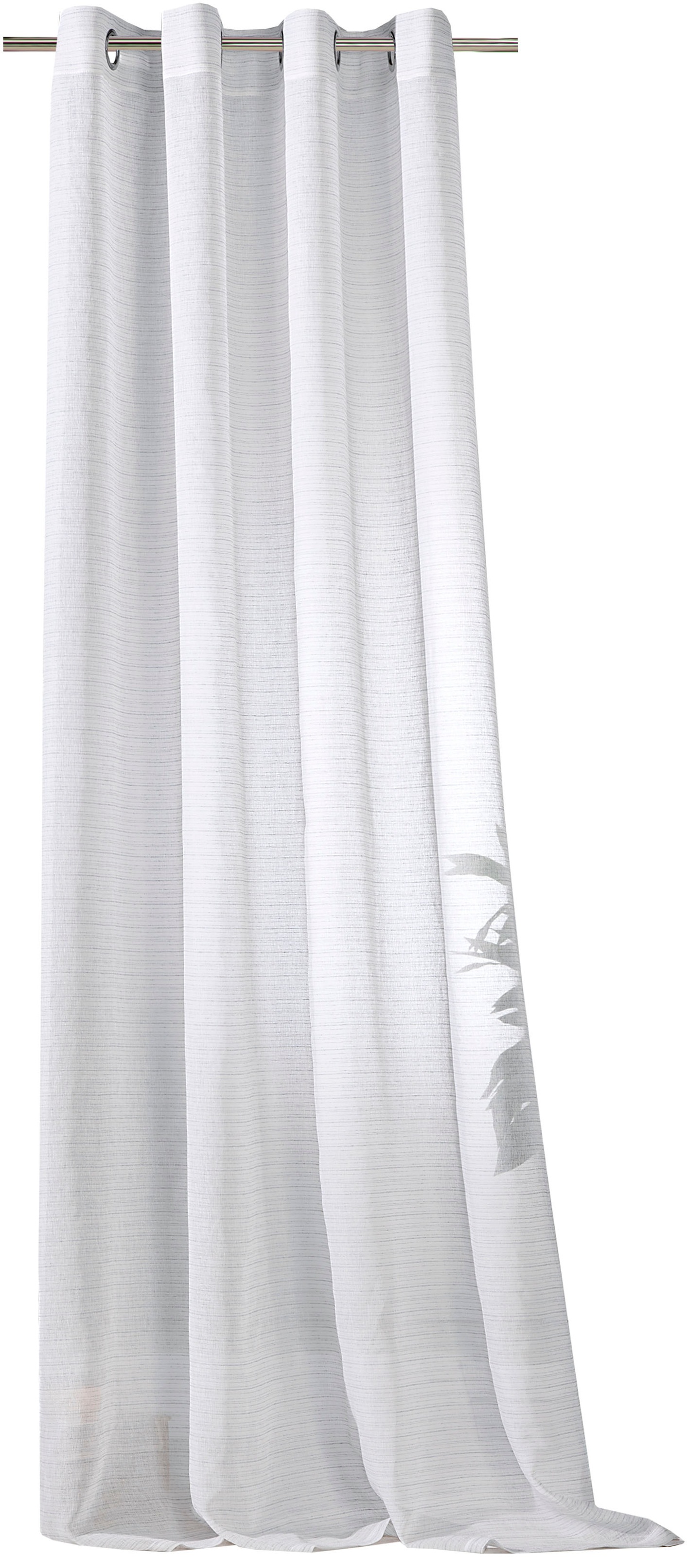Weckbrodt Vorhang "Natural Chic" Ösen 1 Stk. tlg. Leinen-Optik, Webstreifen günstig online kaufen