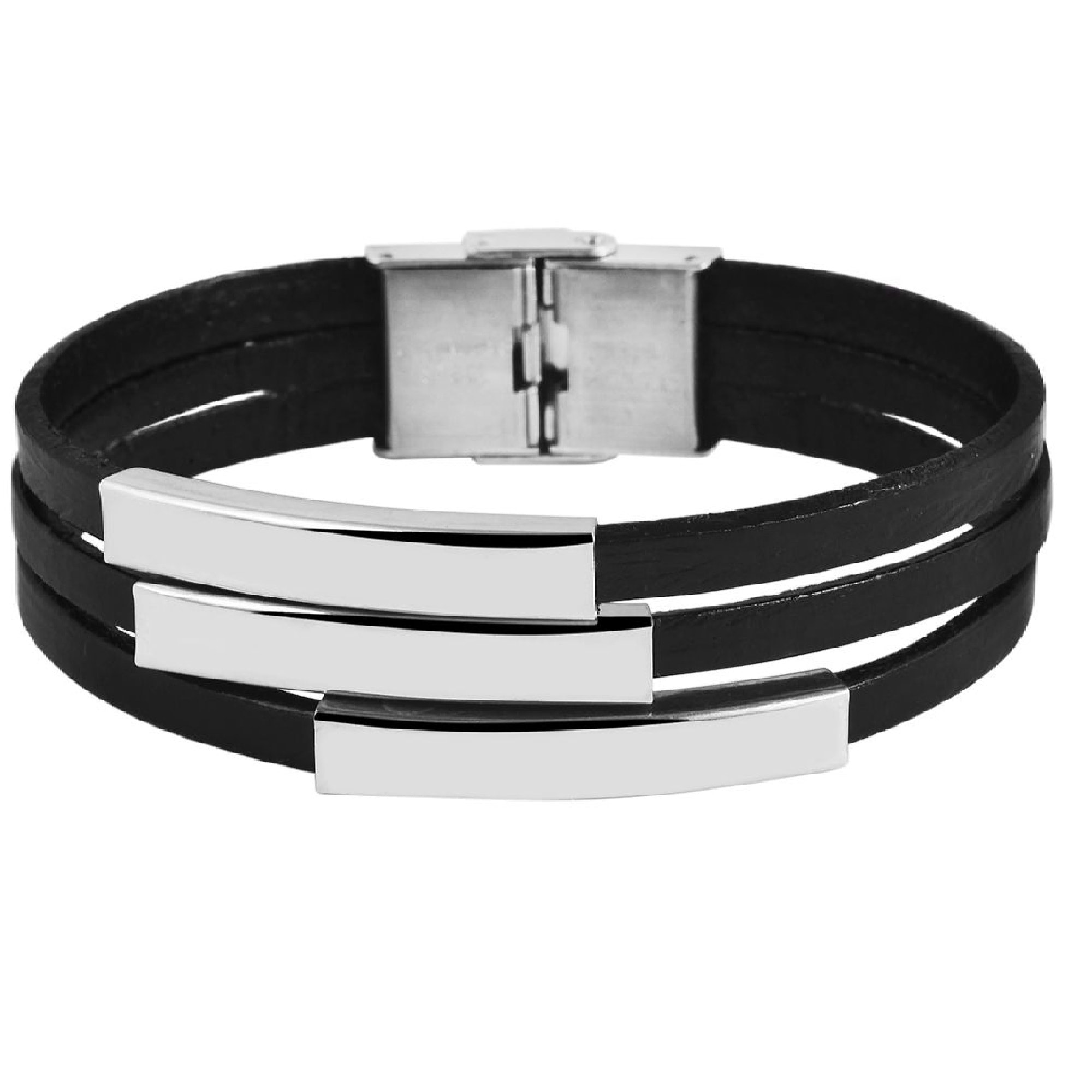 Edelstahlarmband »Armband aus Edelstahl 21,5 cm«