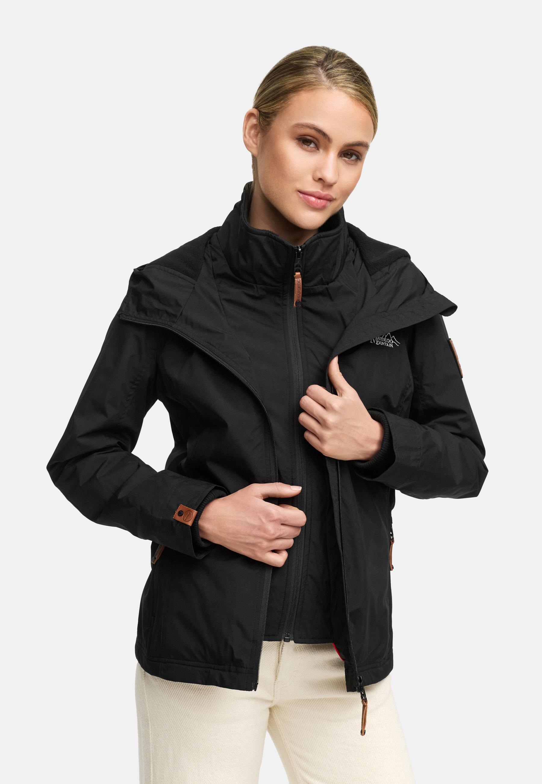 Marikoo Outdoorjacke »Erdbeere«, mit Kapuze, sportliche Funktionsjacke mit Kapuze
