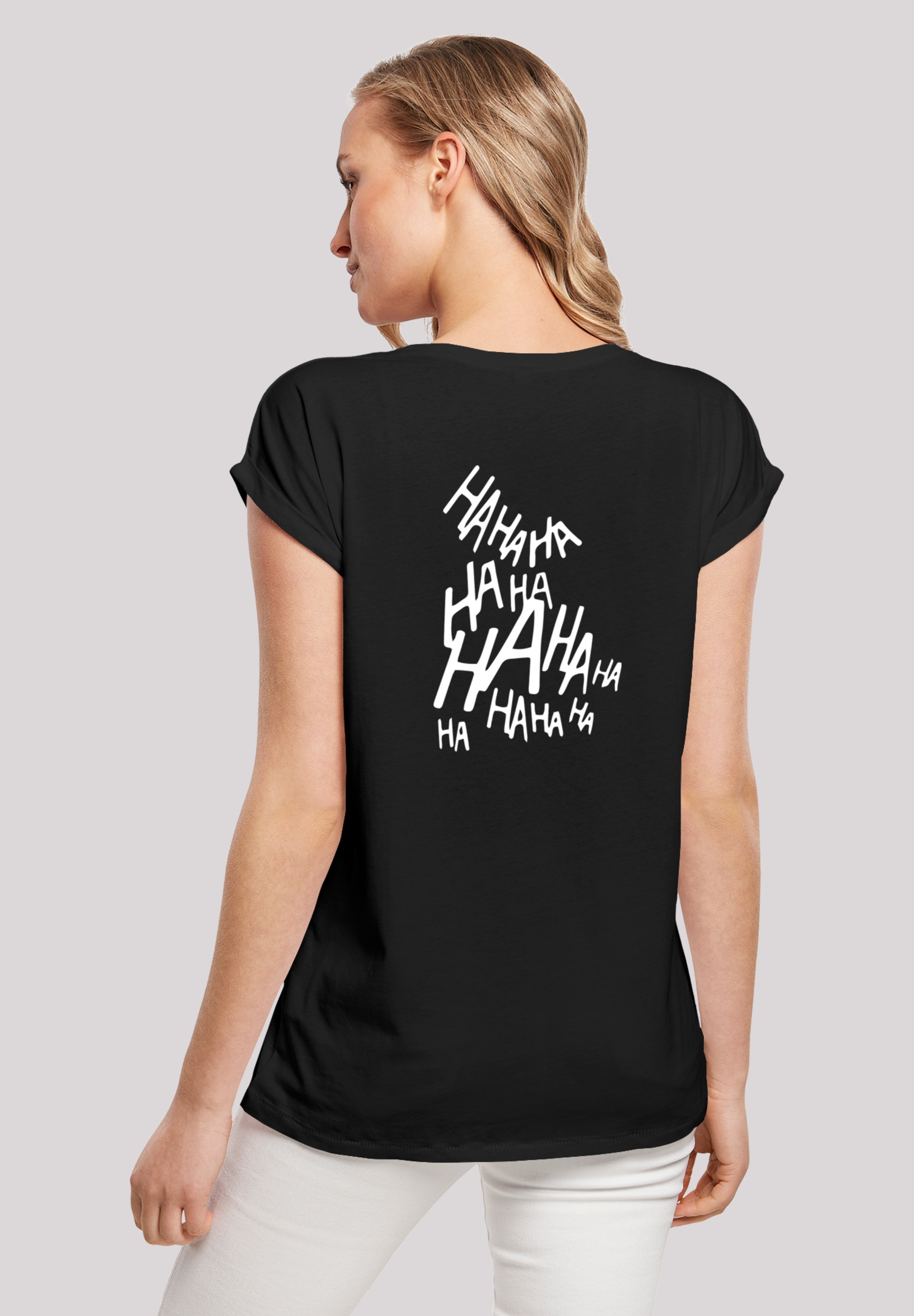 F4NT4STIC T-Shirt »Suicide Squad Joker Coloured Smile«, Print