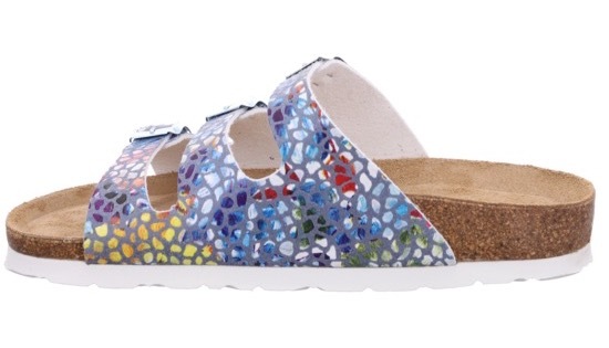 Hausschuh ROHDE "Rohde Hausschuhe Lederimitat", Damen, Gr. 42, blau (jeans), Lederimitat, Schuhe Hausschuh 3