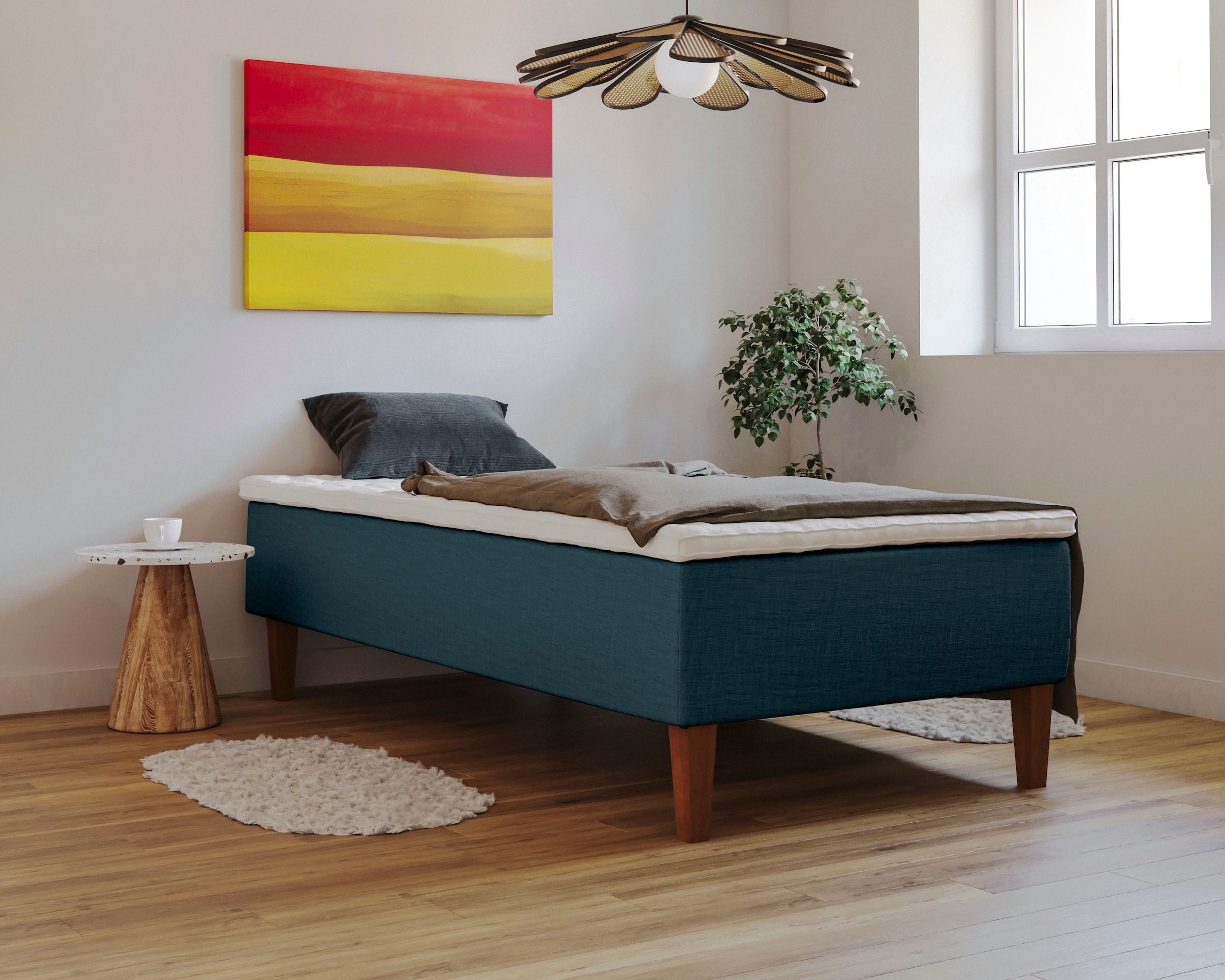 Home affaire Boxspringbett "Osterberg" mit Taschen-Federkernunterbox