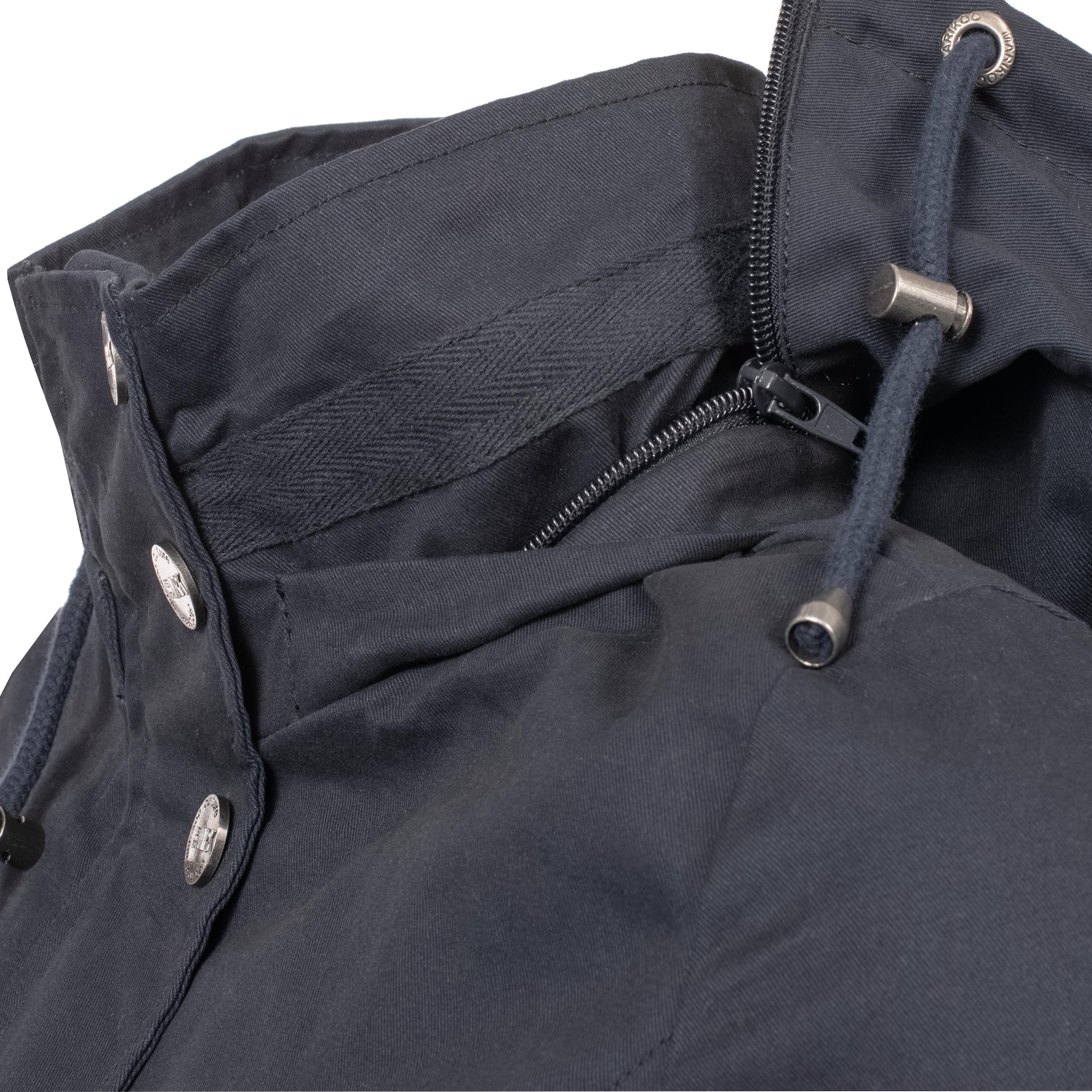 Übergangsjacke Baumwoll BAUR bestellen Outdoorjacke für mit | Kapuze Marikoo Kapuze, mit modische großer »Nyokoo«,