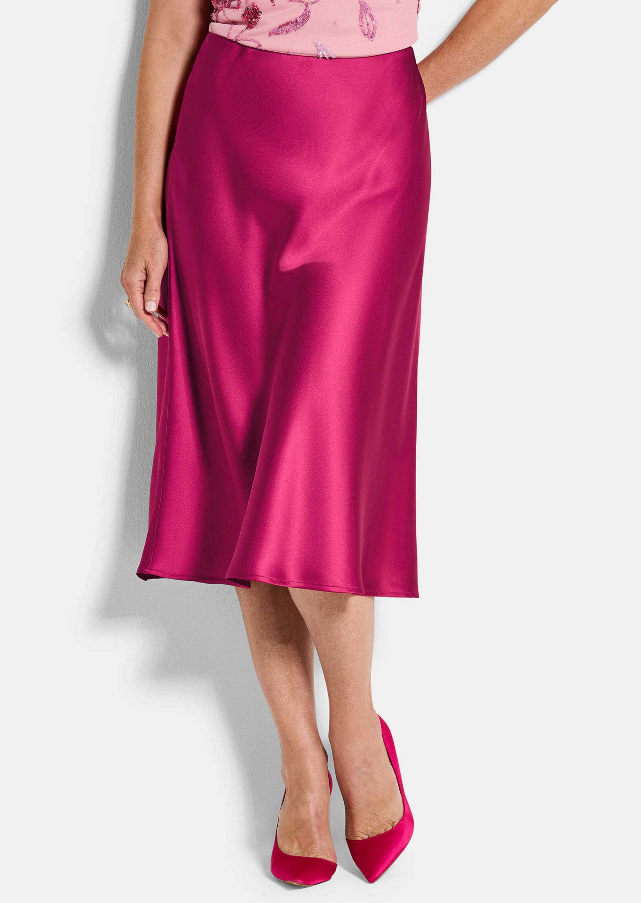 Thumbnail - GOLDNER Schlupfrock "Eleganter Midirock mit Schlupfbund" angenehm zu tragendeer Schlupfbnund