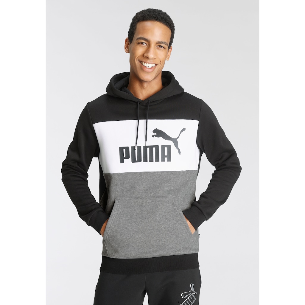 PUMA Kapuzensweatshirt »ESS+ COLORBLOCK HOODIE FL«