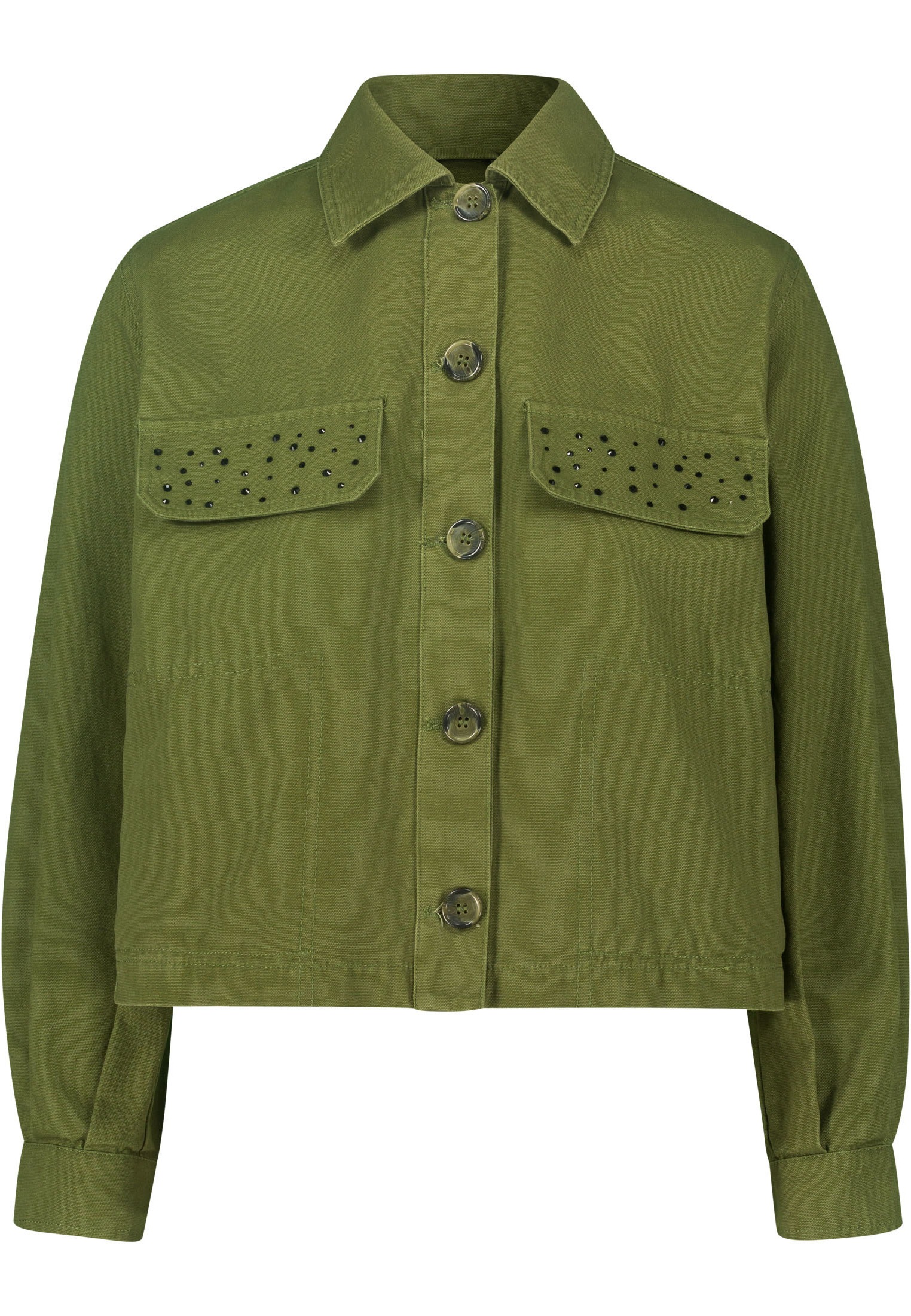 Zero Fieldjacket »zero Jacke mit Strasssteinen«