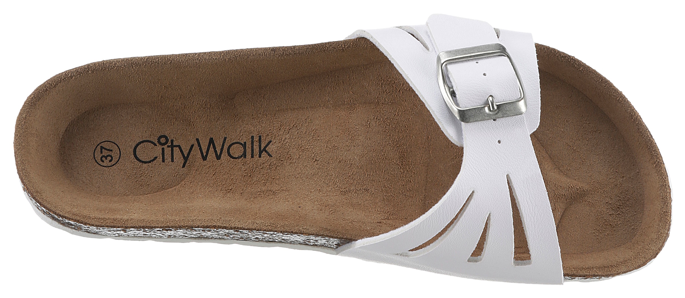 CITY WALK Pantolette, Sommerschuh, Schlappen mit ergonomischem Fußbett
