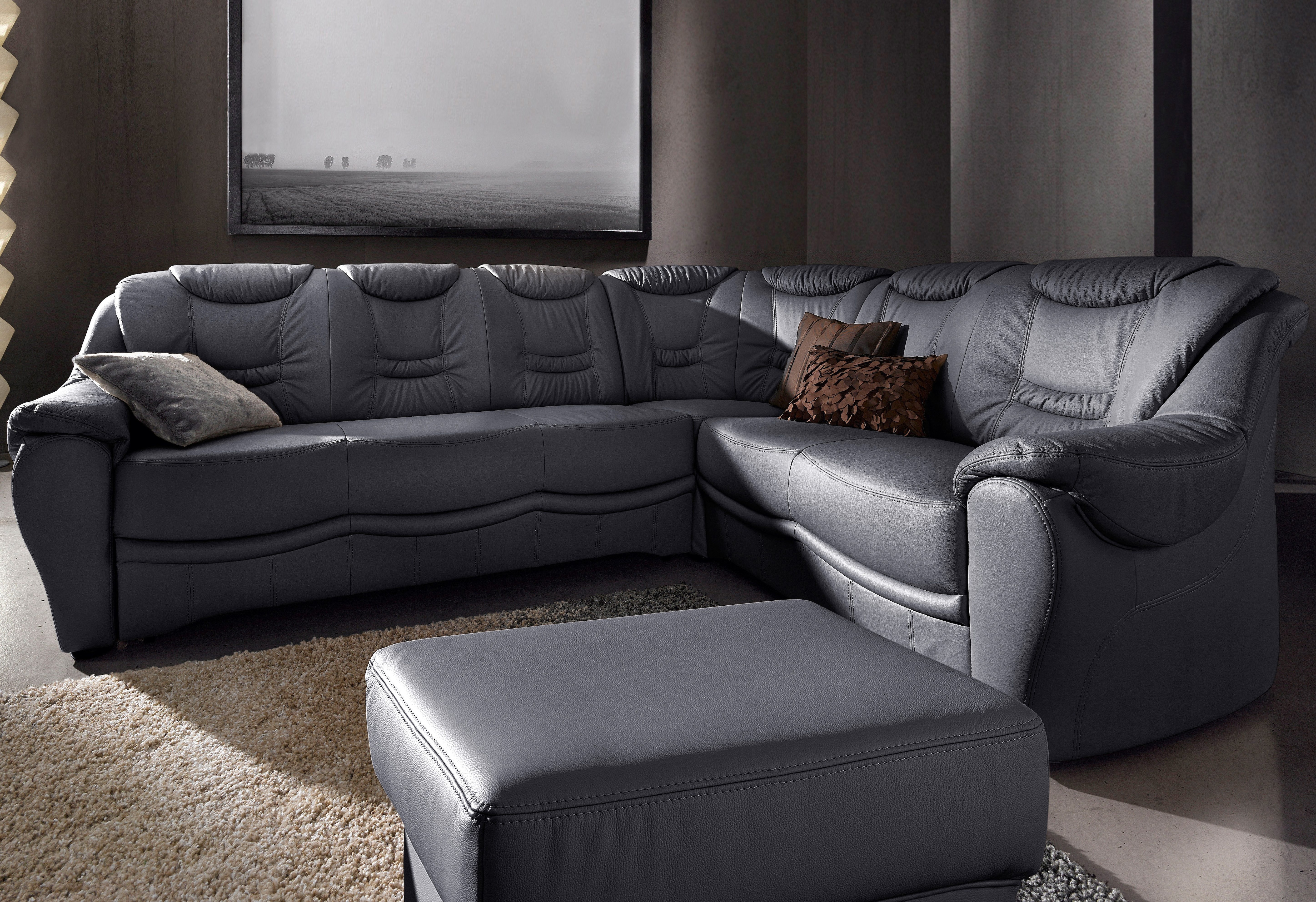 sit&more Ecksofa "Benson L-Form" wahlweise mit Schlaffunktion