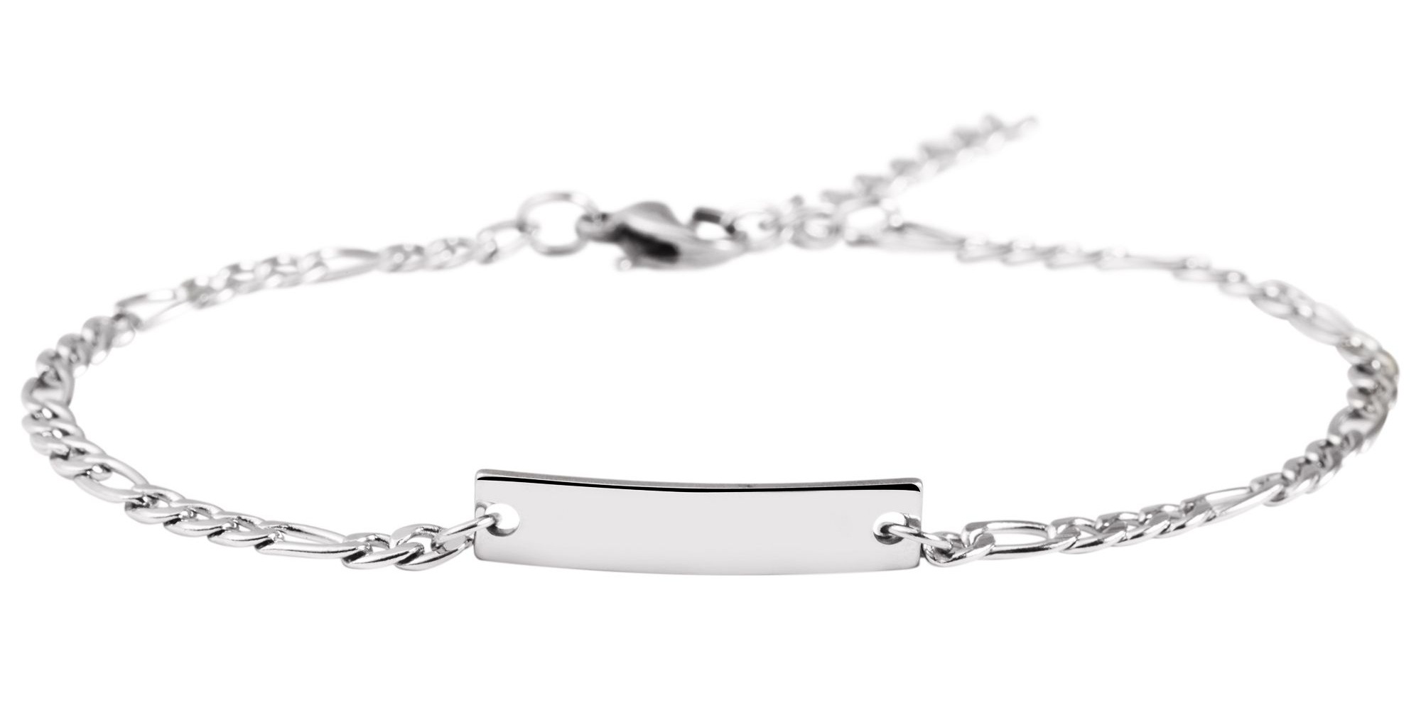 Adelia´s Armband »Unisex Armband – Panzerarmband aus Edelstahl 18 cm« Zum Verschenken – passend für viele Anlässe